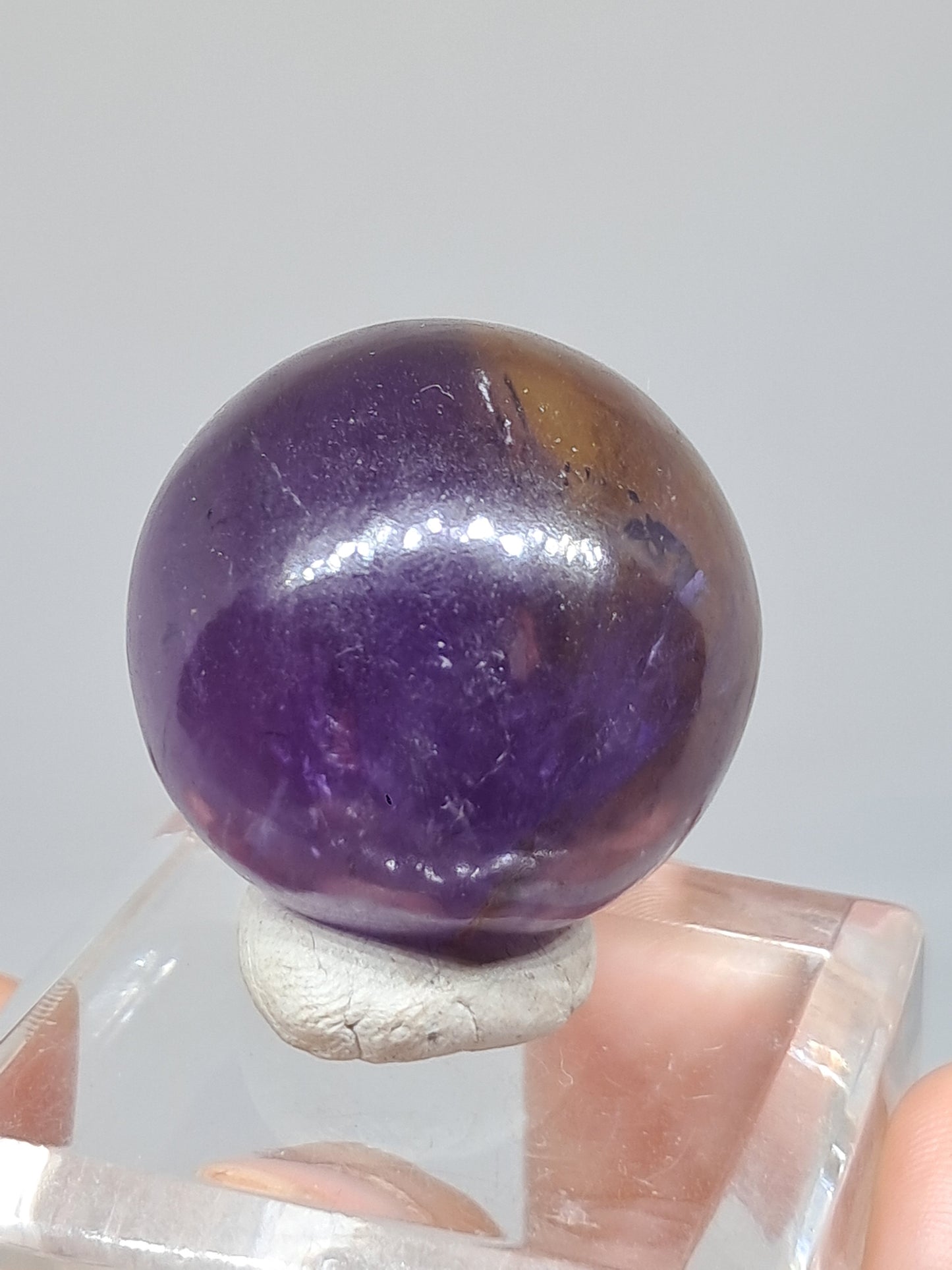 Ametrine Sphere (Madagascar) Polished Natural Stone #AMT4