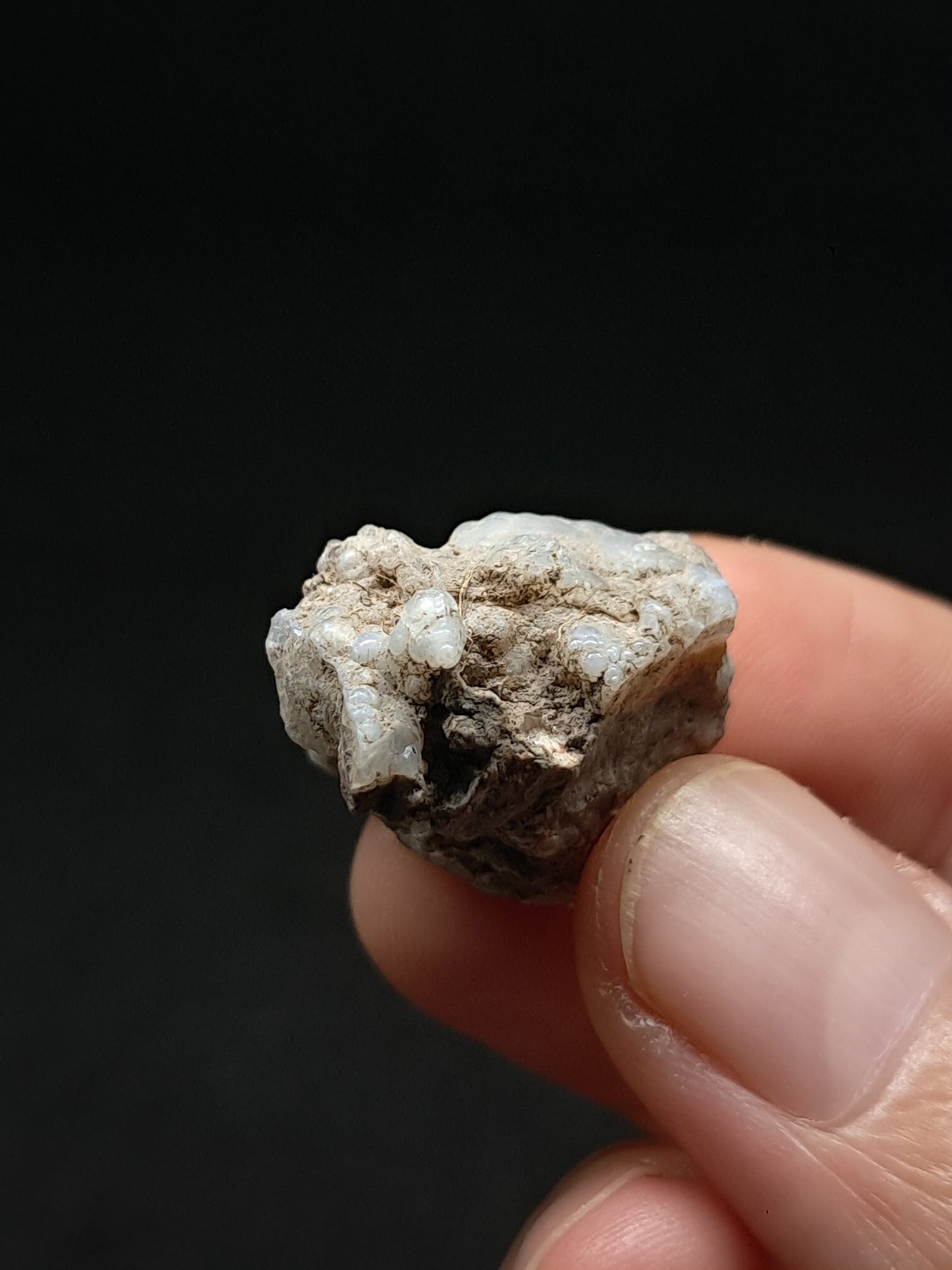 Hyalite Opal on Matrix (Mexico) Rough Crystal Stone | UV-Reactive Mineral Specimen #OH17