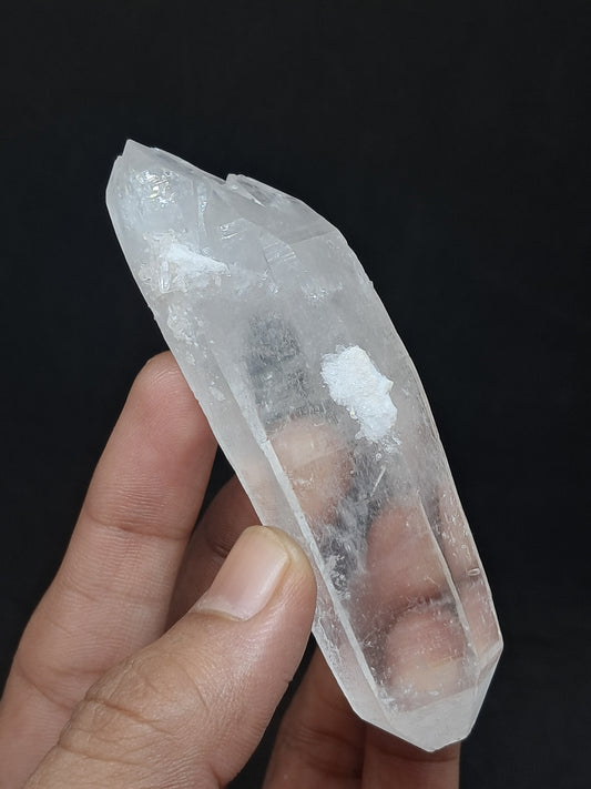 Himalayan Quartz Biterminated Self-healed Point | Natural Crystal | Mineral Specimen #CH68