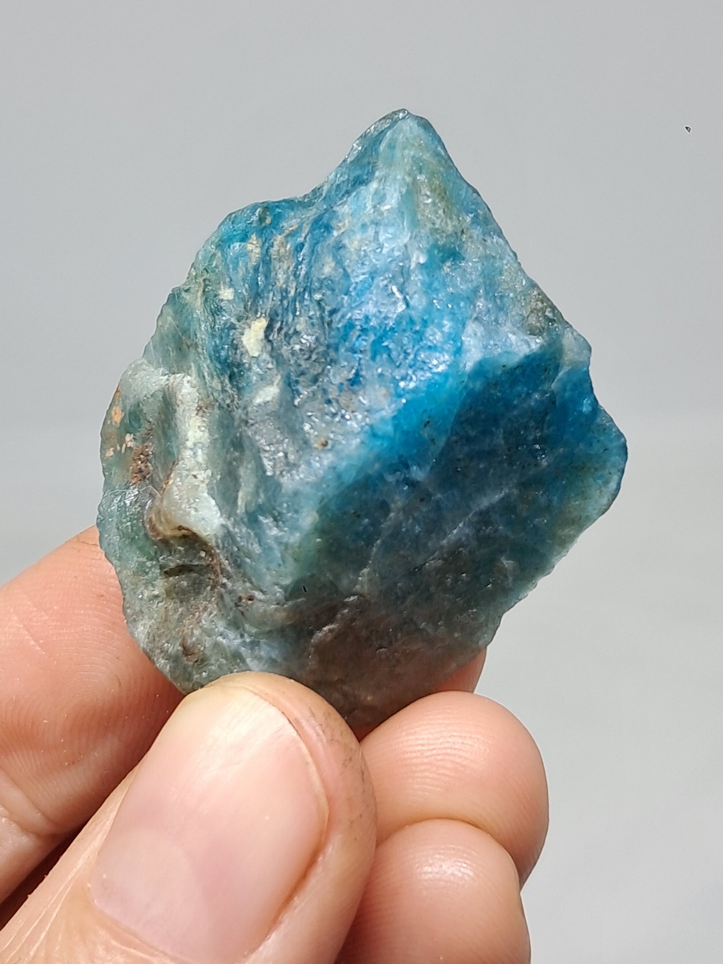 Piedra natural de apatita azul (Madagascar) n.° AP7