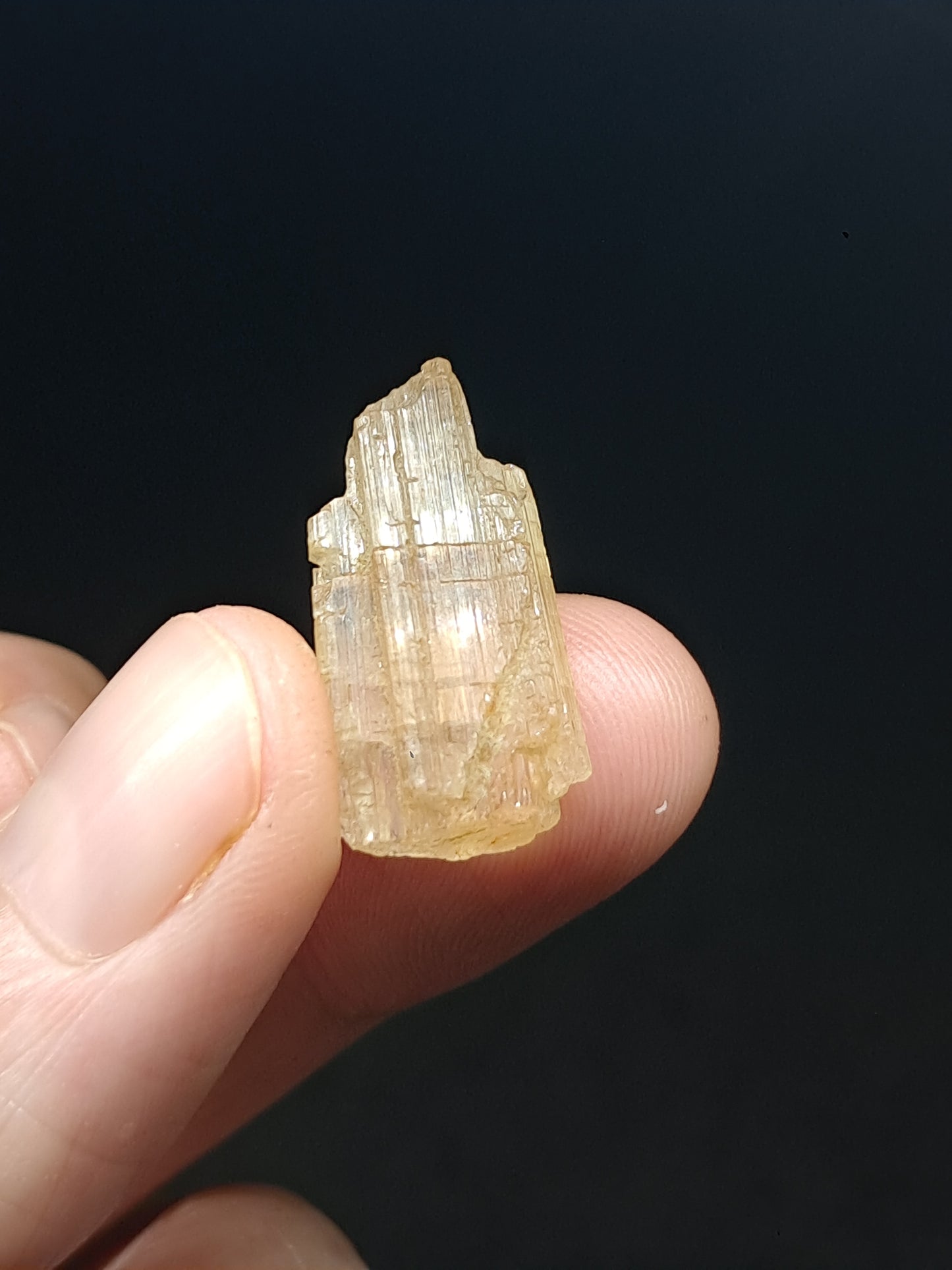Fluorescent Scapolite Crystal (Karur) UV Reactive | Natural Stone | Mineral Specimen #SCP12