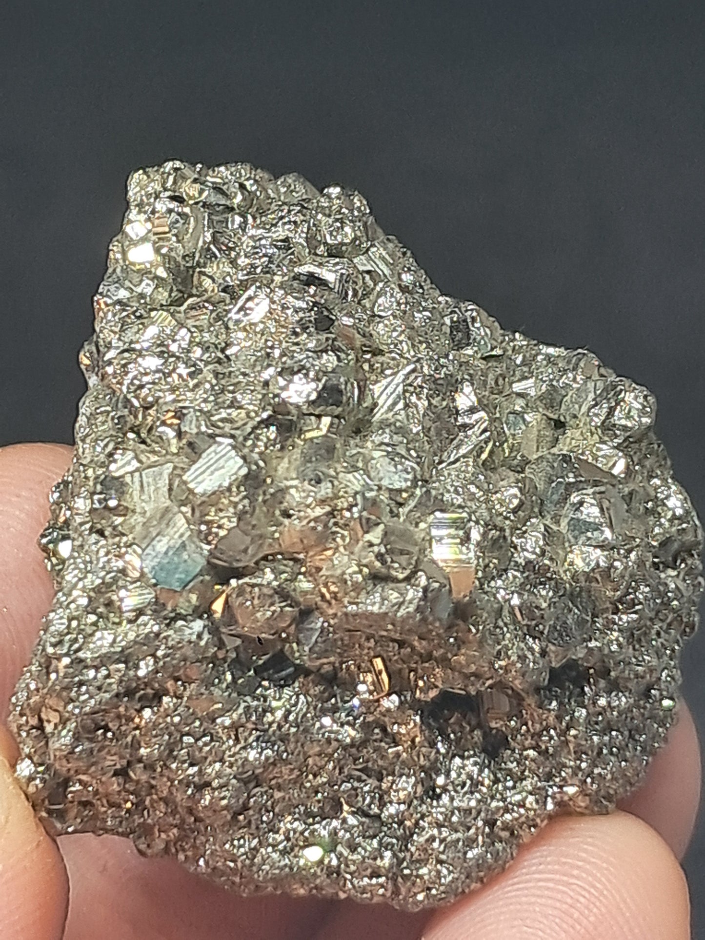 Pirita en Bruto (Perú) Racimo Natural | Espécimen Mineral | Rocas y Cristales #PR25