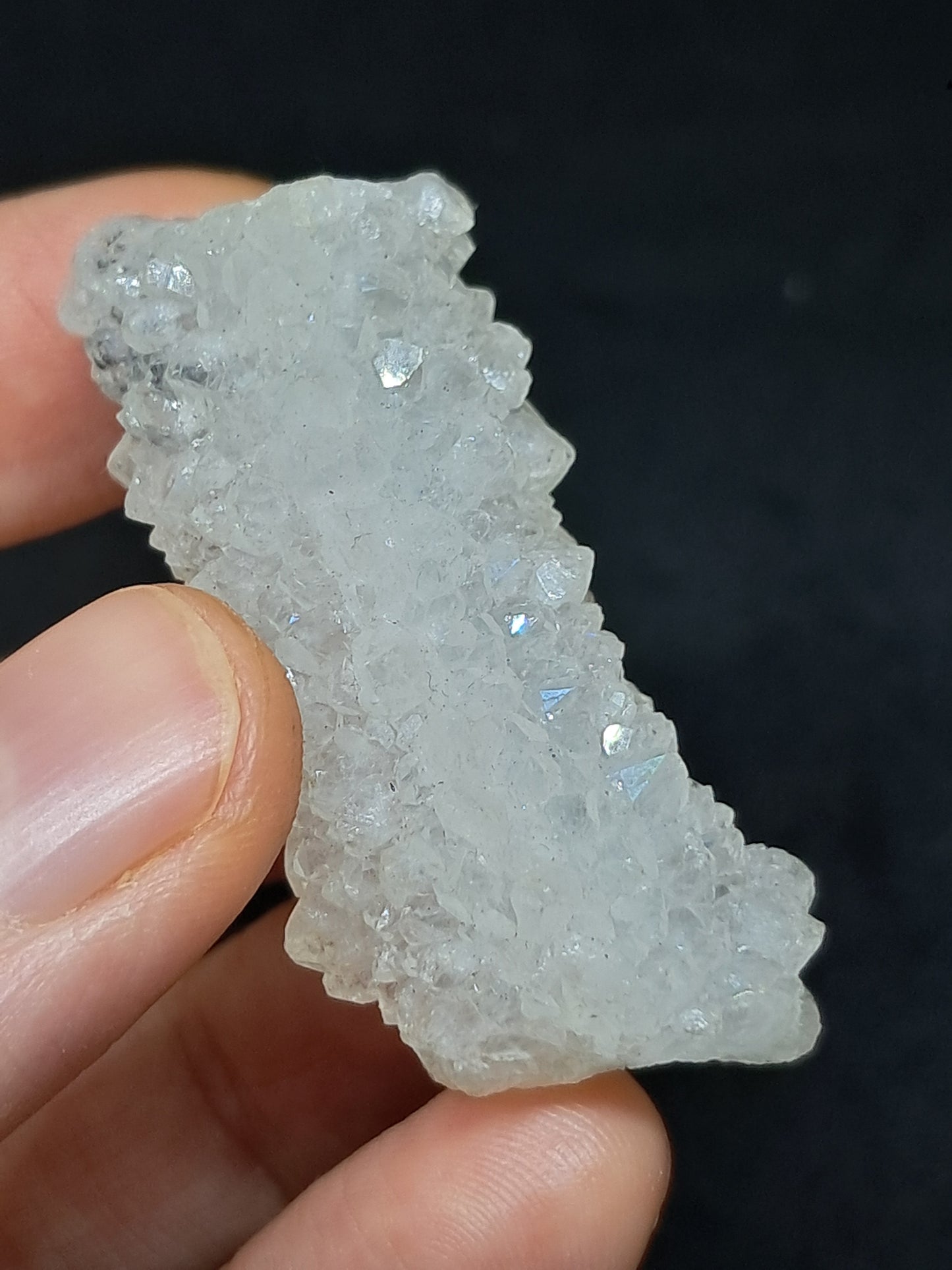 Iris Quartz (Aurangabad)| Anandalite | Stalactite | Natural Crystal #AQ32