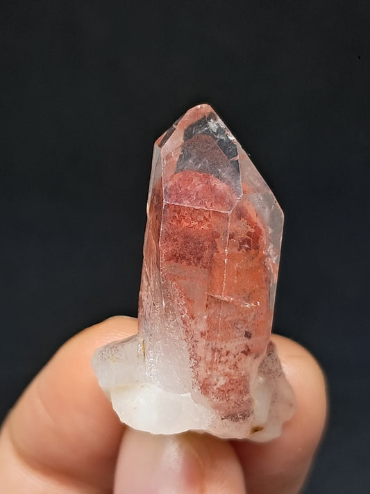 Hematite Phantom Quartz (Telangana) | Natural Crystal | Mineral Specimen #HPQ54