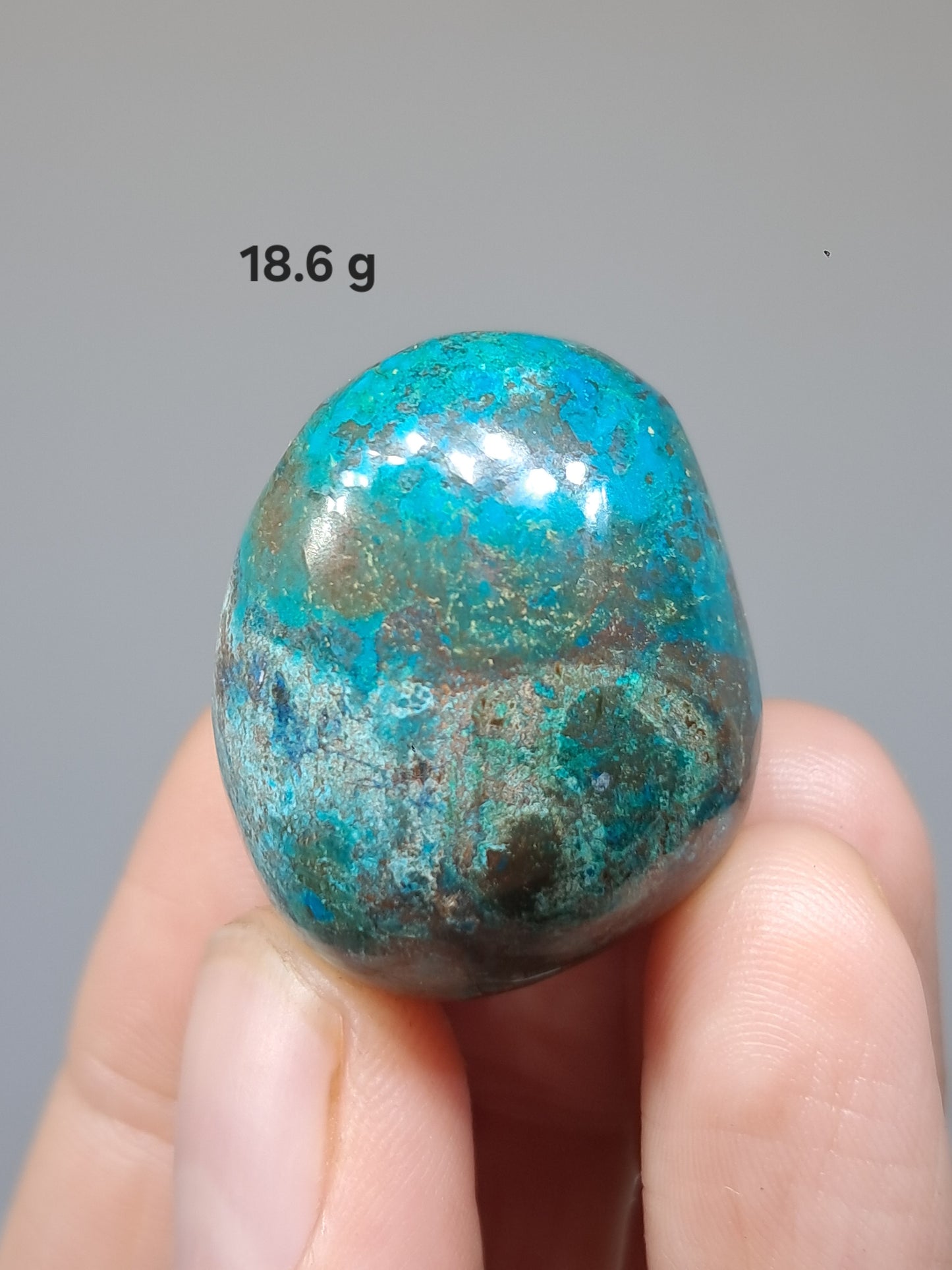 Chrysocolla Tumbled Stone | Polished Free Form | Natural Stone | Good Quality #CM1