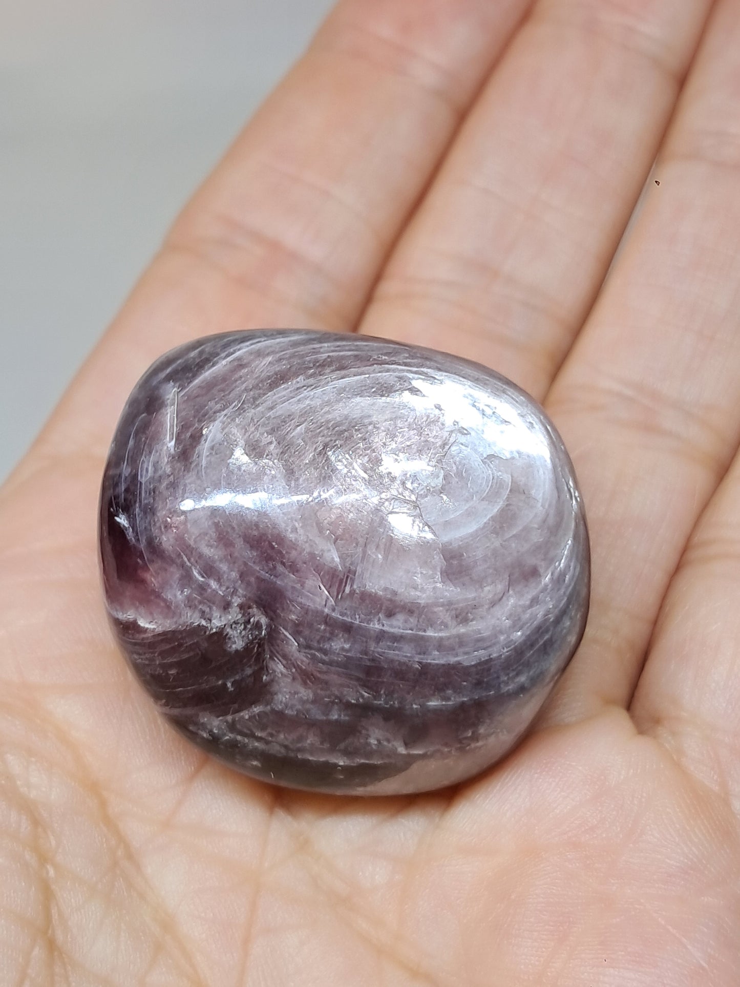 Lepidolite Tumble Stone | Natural Polished Crystal