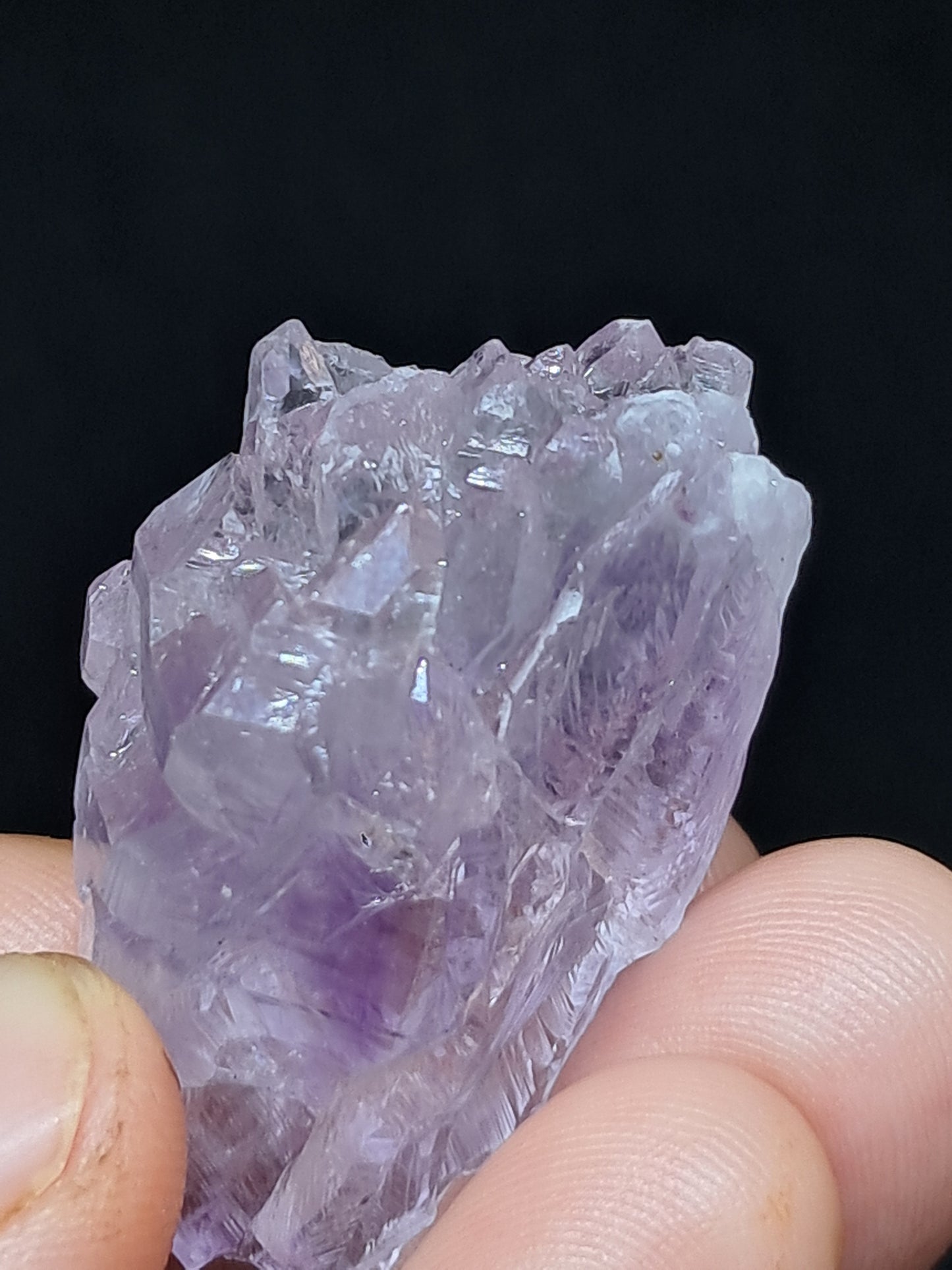 Amatista Elestial (Karur) | Cristal en bruto | Piedra Natural | Espécimen mineral #KA115