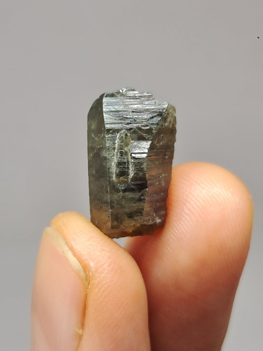 Natural Green Sapphire Crystal (Karur) Rough Stone | Mineral Specimen #SP36
