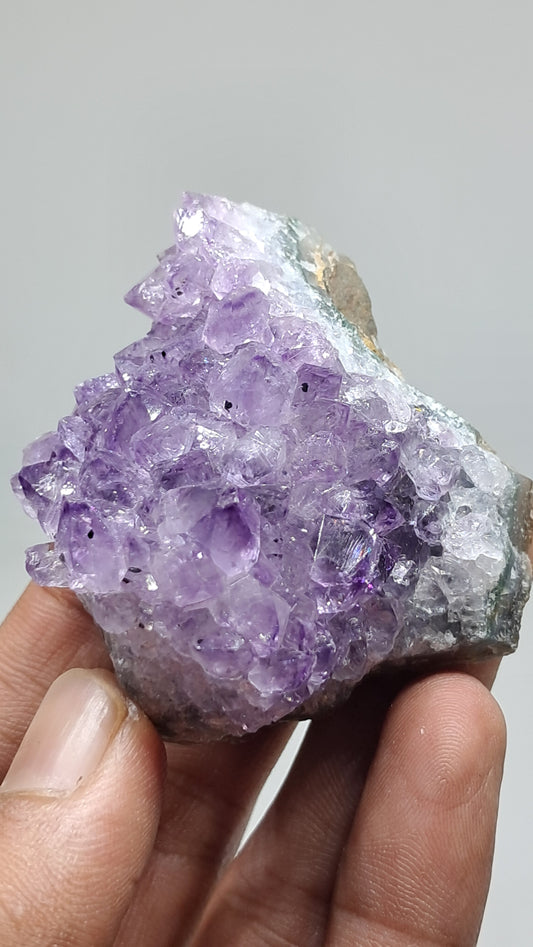 Drusa de amatista (Brasil) | Cristal natural | Muestra mineral #AMB15