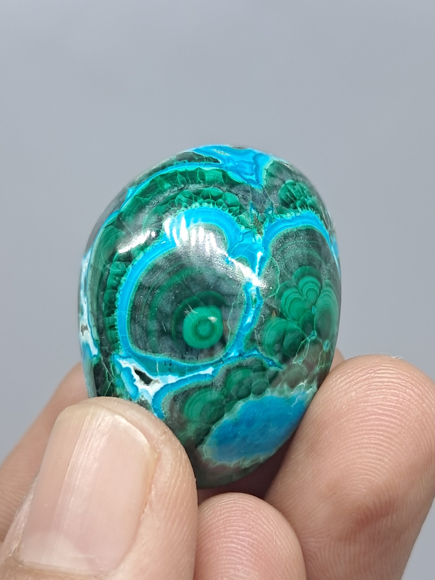 Chrysocolla Malachite Tumbled | Polished Natural Stone | Good Quality #CM22