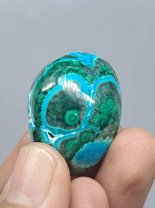 Chrysocolla Malachite Tumbled | Polished Natural Stone | Good Quality #CM22