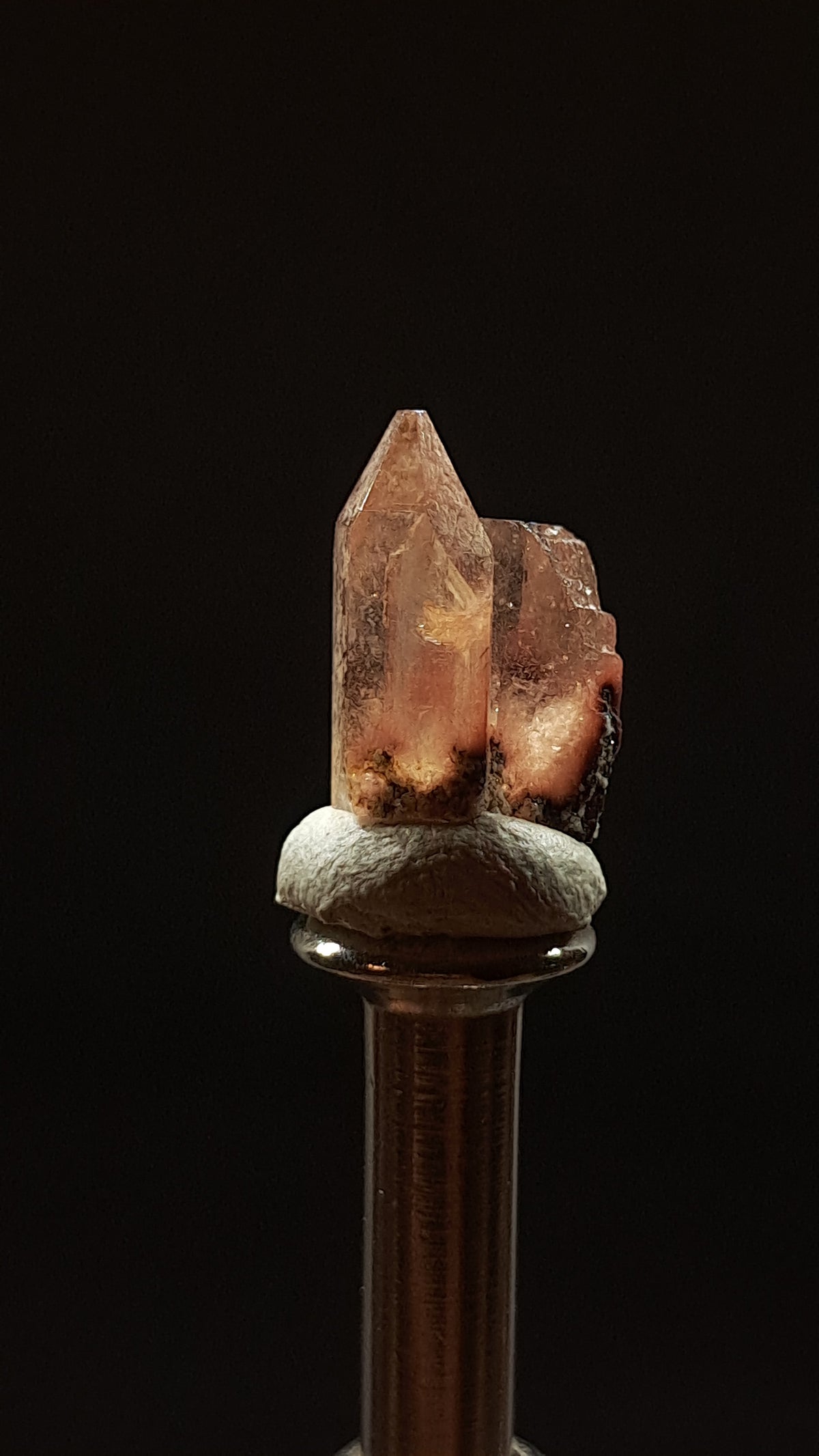 Natural Topaz Mini Twin Crystals (Mexico) Champagne Colour | Rare Gemstone | Mineral Specimen #TPZ28