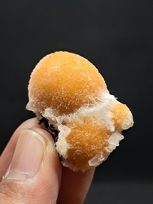 Thomsonite w/ Mesolite (Madhya Pradesh) Mineral Specimen | Zeolite #THM7