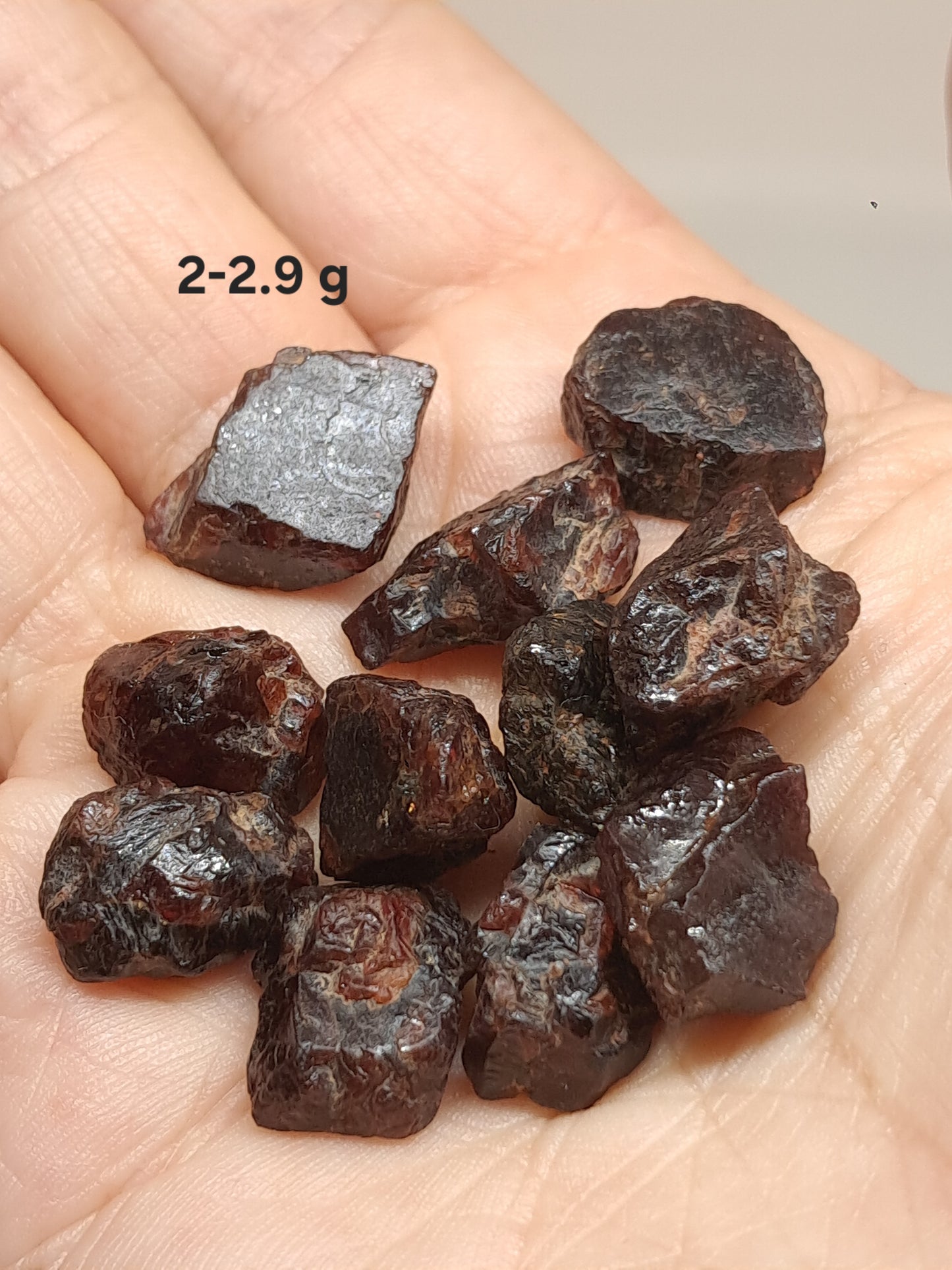 Natural Red Garnet (Karur) Rough Stone #RG12