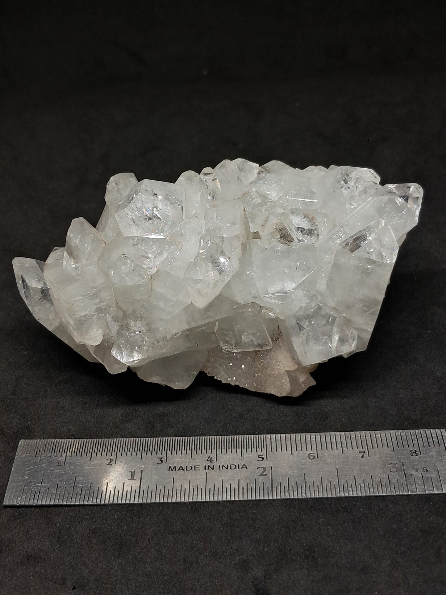 Clear Apophyllite Cluster (Ajanta) Natural Crystal | Mineral Specimen #AP41