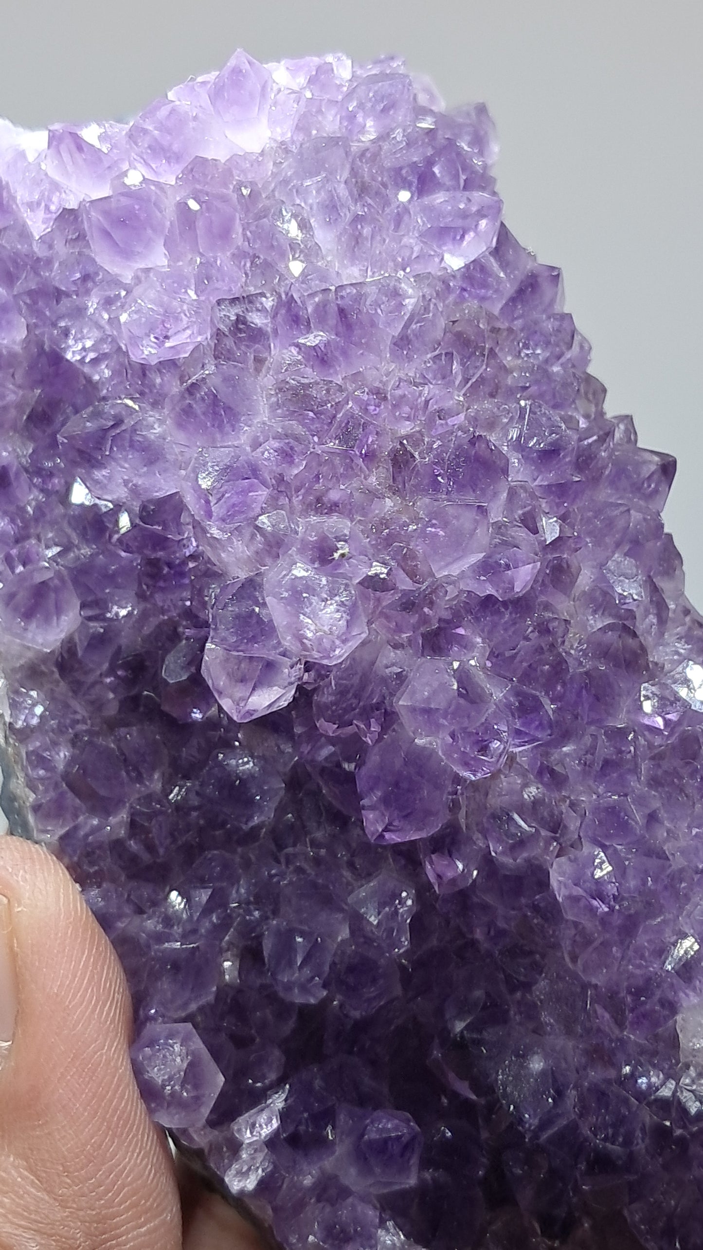 Deep Purple Amethyst (Brazil) | Natural Cluster | Mineral Specimen #AMB13