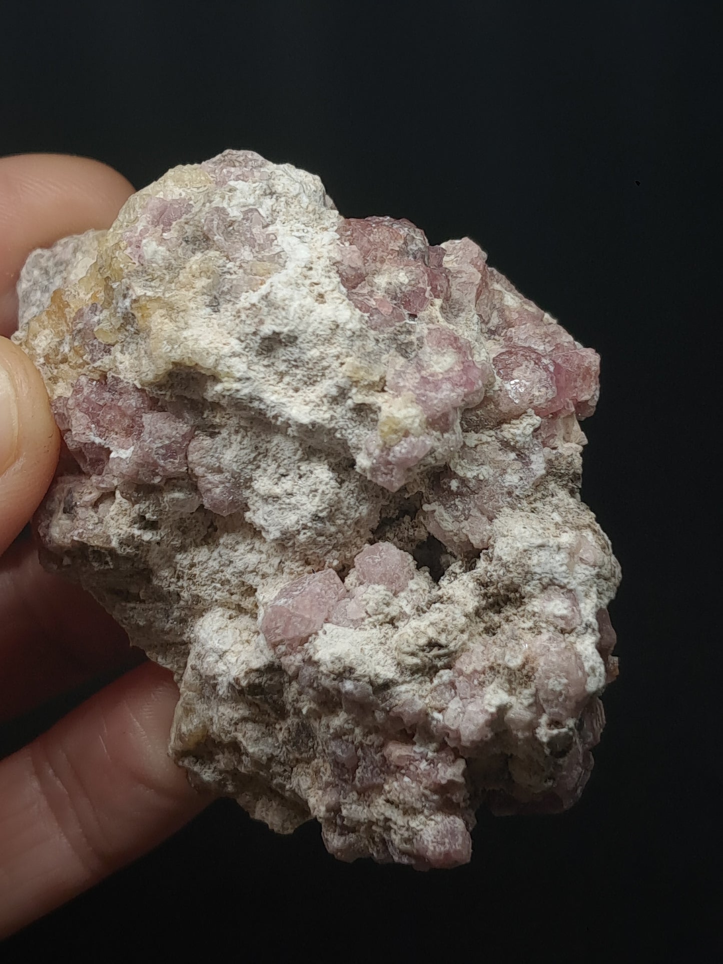 Grossular Garnet on Matrix (Mexico) Pink Garnet Cluster |Rough Crystal Stone | Mineral Specimen #GR19