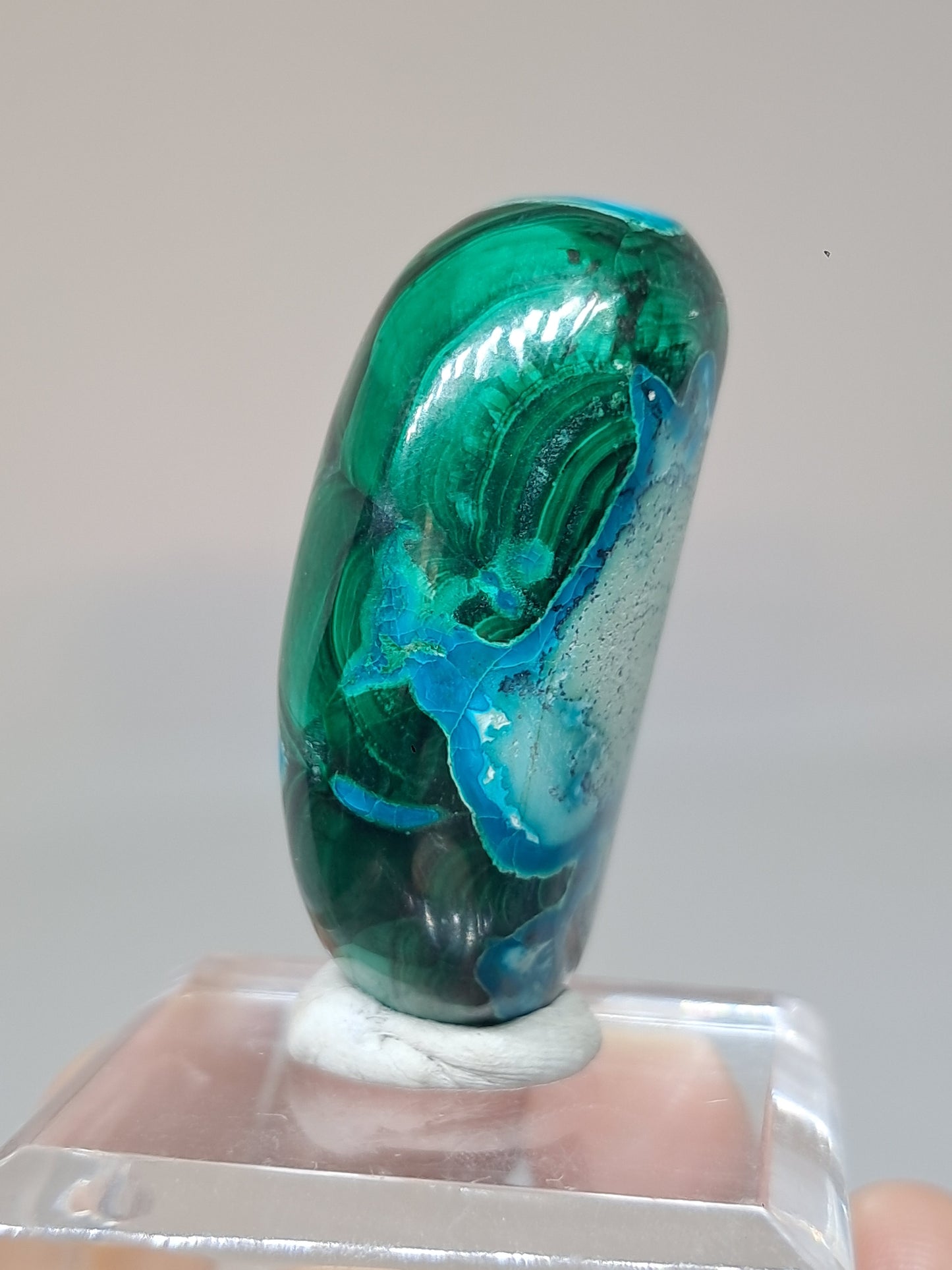 Chrysocolla w/ Malachite Tumble | Polished Free Form | Good Quality | Natural Stone