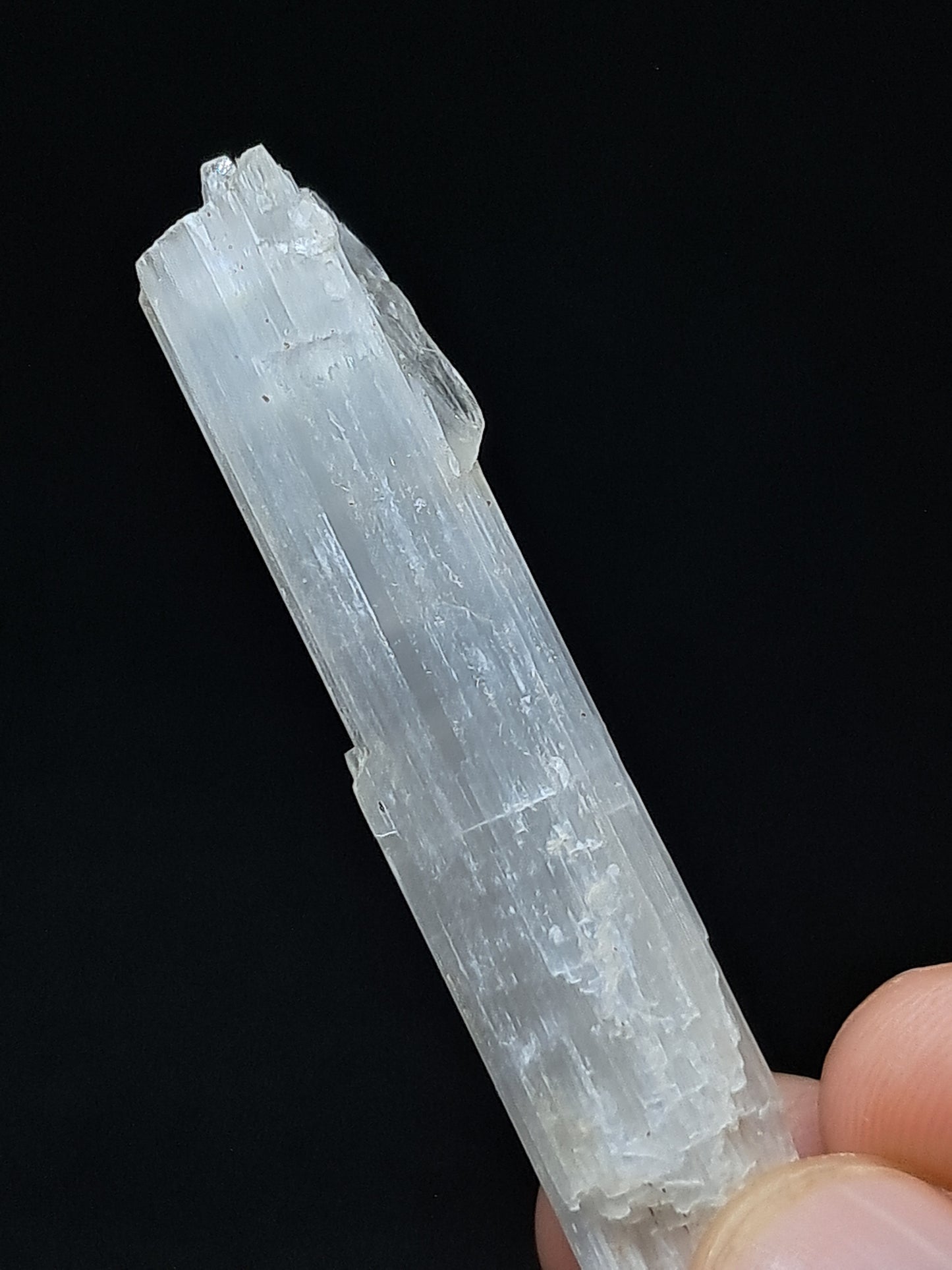 Satin Spar *Selenite* (India) Fibrous Gypsum | Mineral Specimen | Rough Crystal #SE7