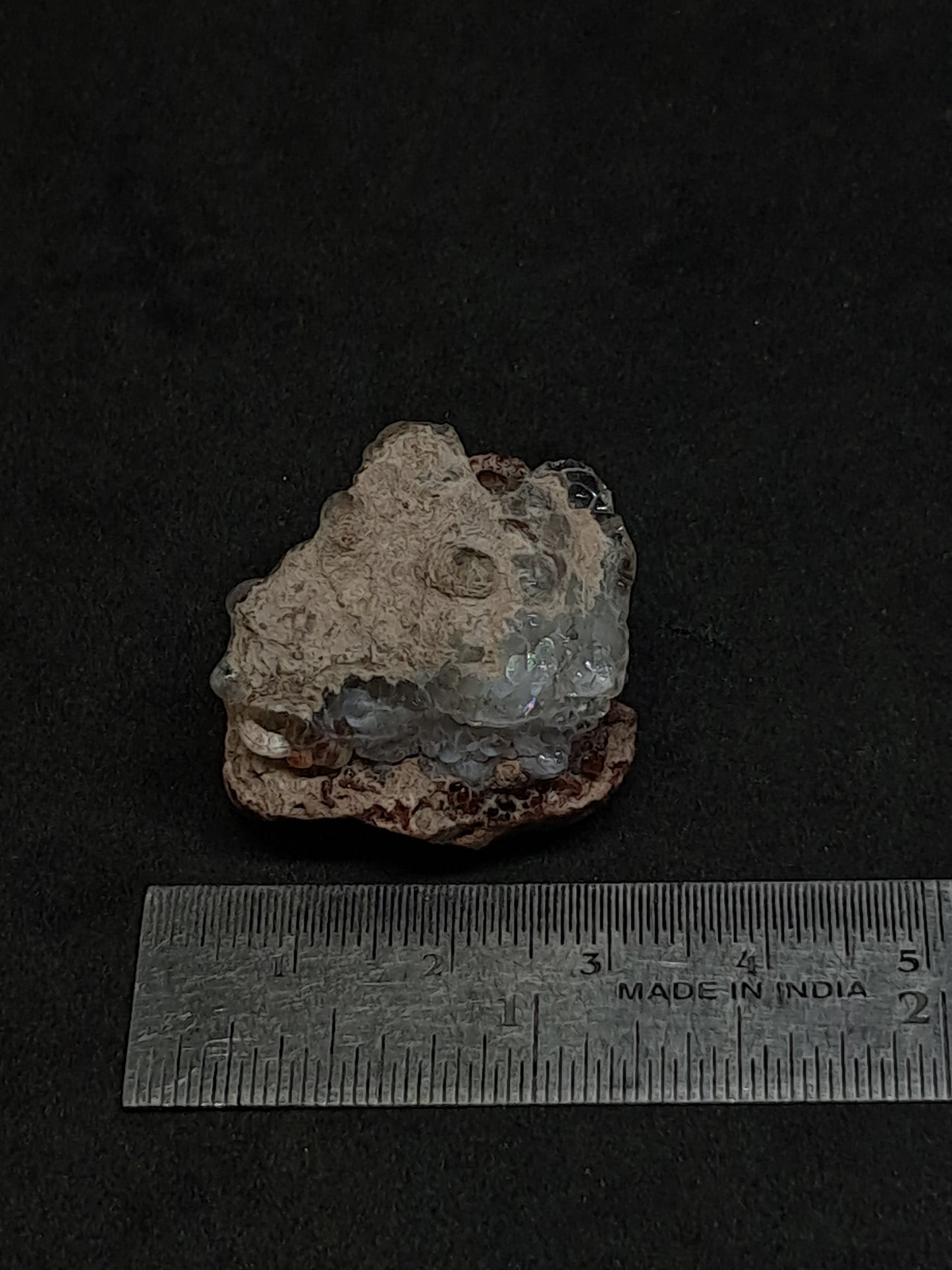 Hyalite Opal on Matrix (Mexico) Rough Crystal Stone | UV-Reactive Mineral Specimen #OH16