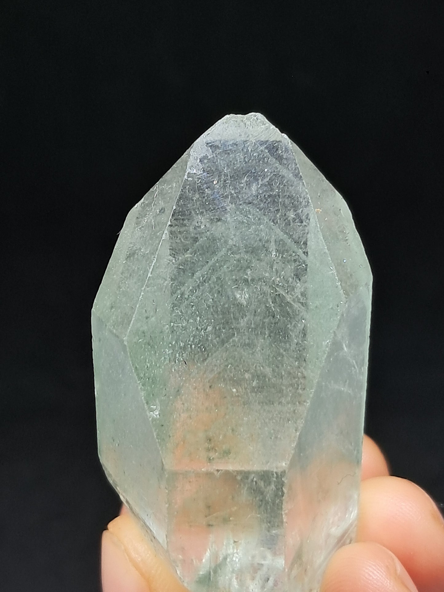 Chlorite Phantom *Self-Healed* Point (Kullu) Natural Crystal | Garden Chamanic Quartz #CQ77