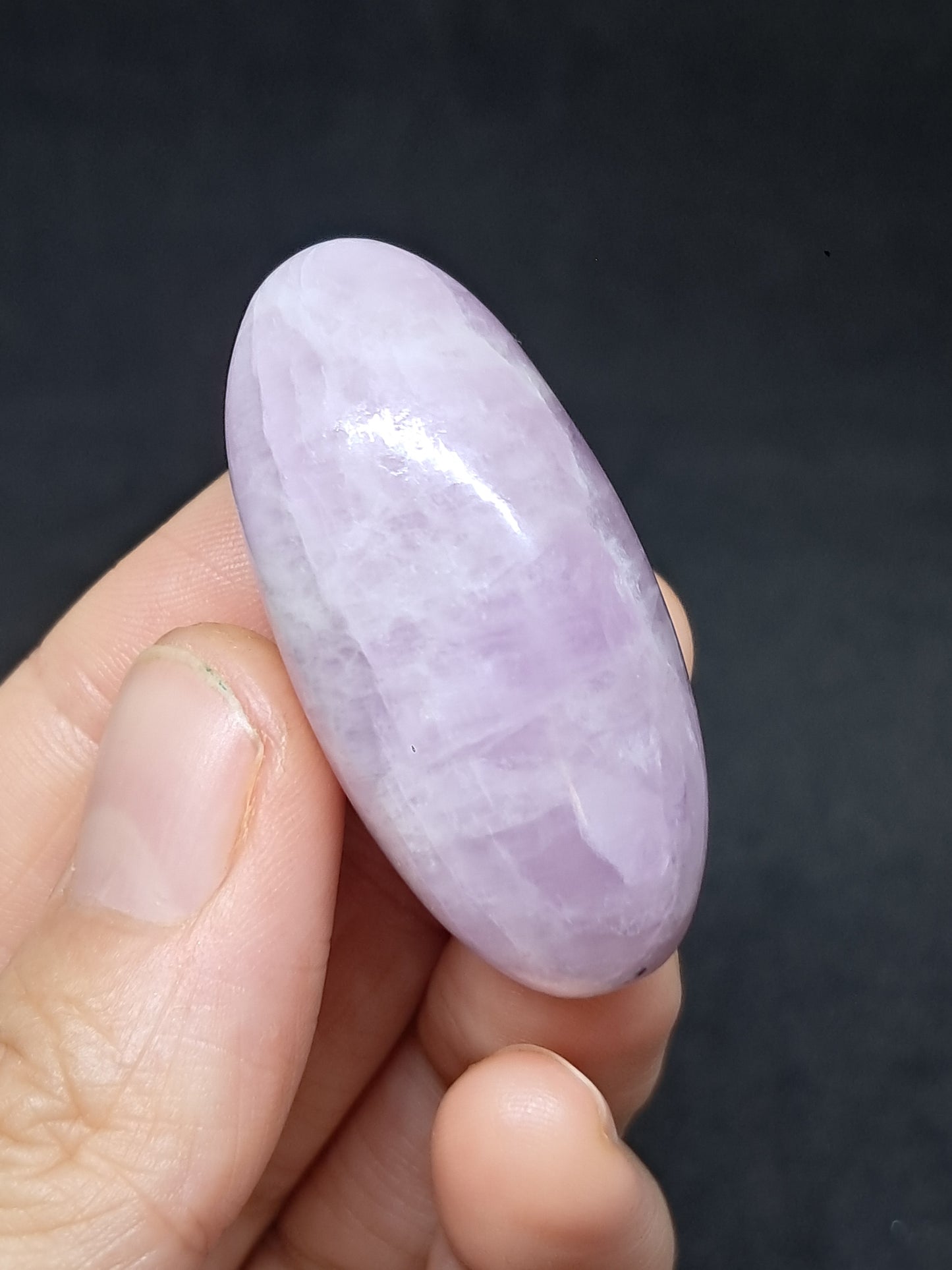 Kunzite Shivalingam | Polished Stone | Spodumene Natural Crystal