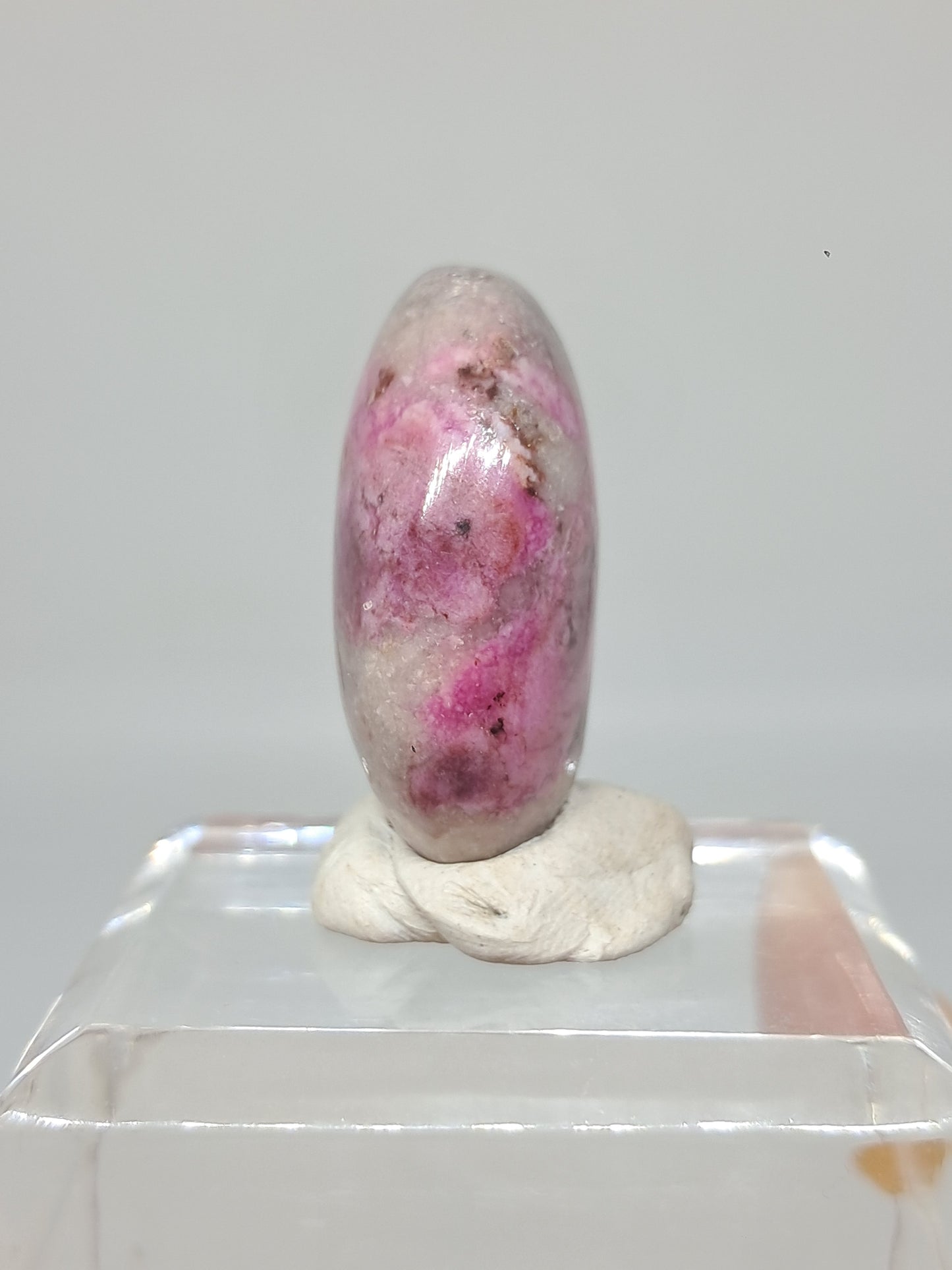 Cobaltoan Calcite Palmstone | Natural Polished Stone | Rare Mineral  #CO2