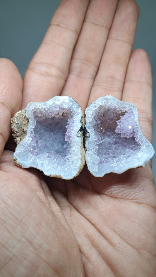 Geoda de amatista (Ajanta) | Cavidad profunda | Cristal natural | Piedra en bruto #GD29