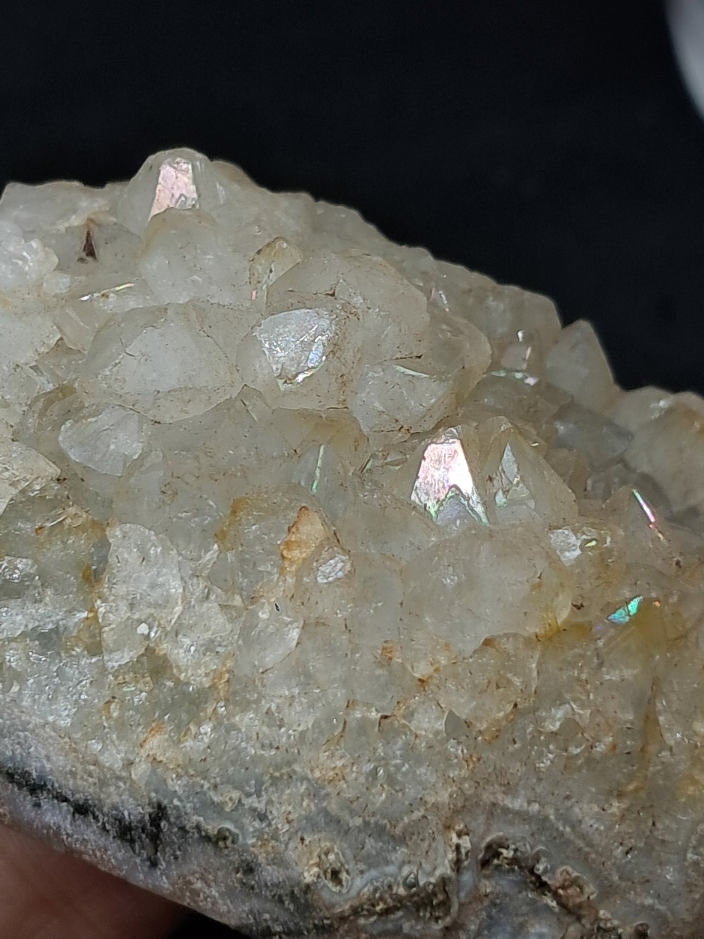 Iris Quartz (Aurangabad)| Anandalite | Cluster | Natural Crystal #AQ42
