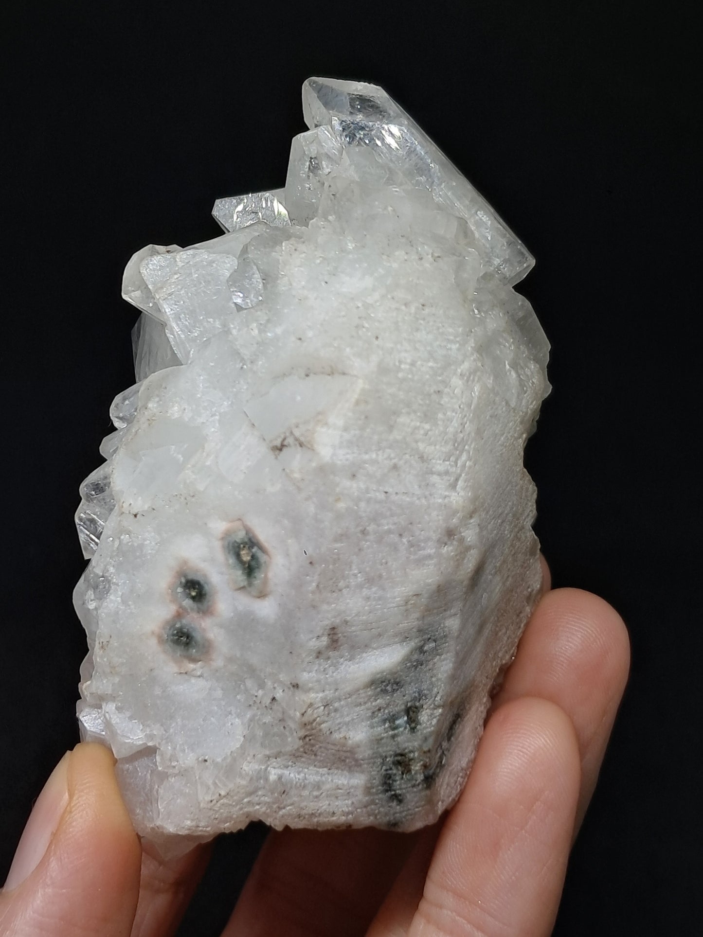 Clear Apophyllite Cluster (Ajanta) Natural Crystal | Mineral Specimen #AP41