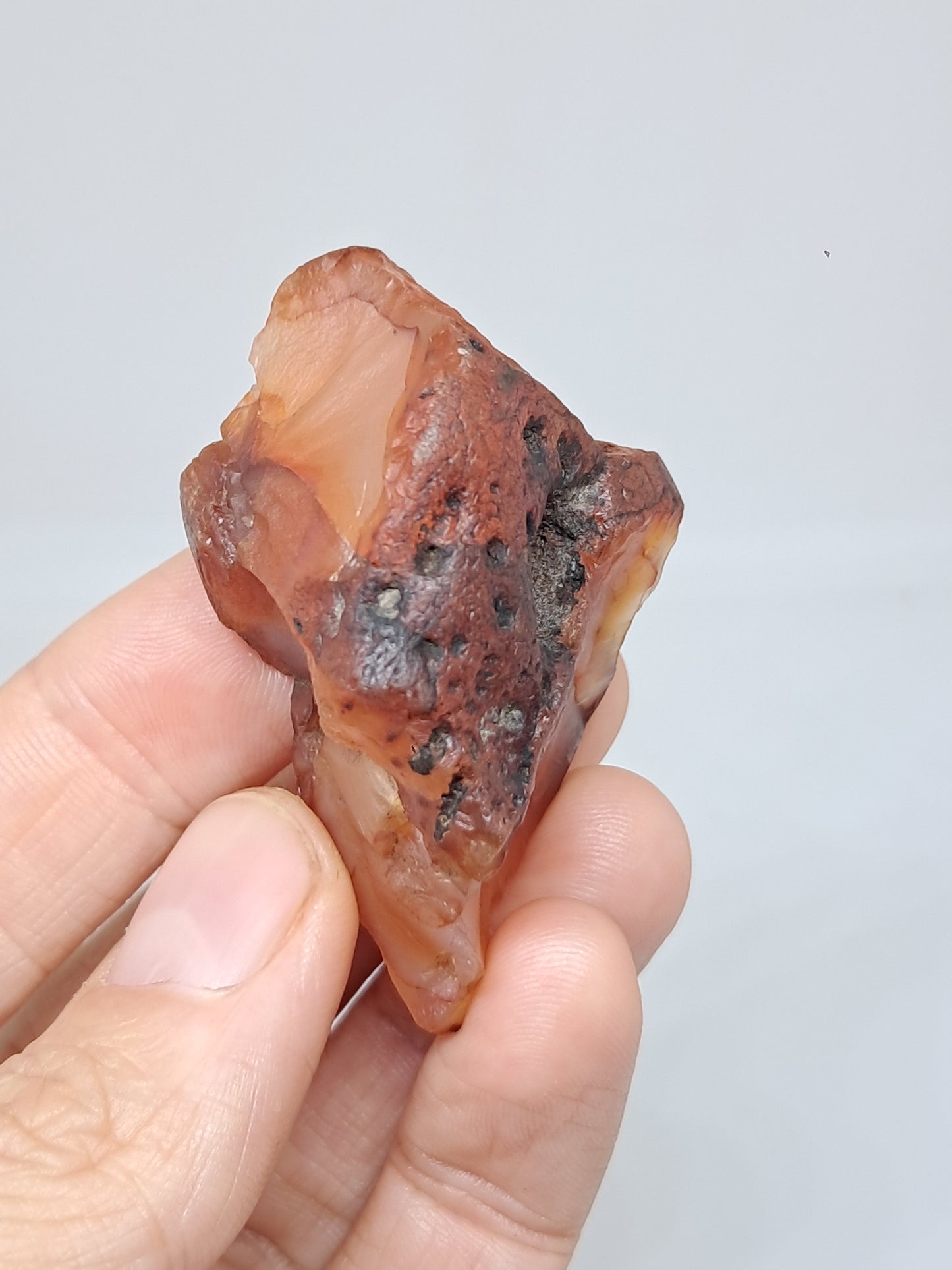 Rough Carnelian (India) Raw Stone | Natural Crystal | Mineral Specimen #CRN12