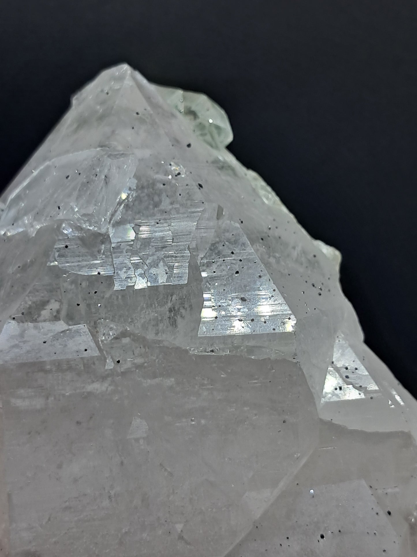 Himalayan Quartz Crystal Point with Magnetite Inclusions XL | High Grade | Natural Stone | Mineral Specimen #CH54