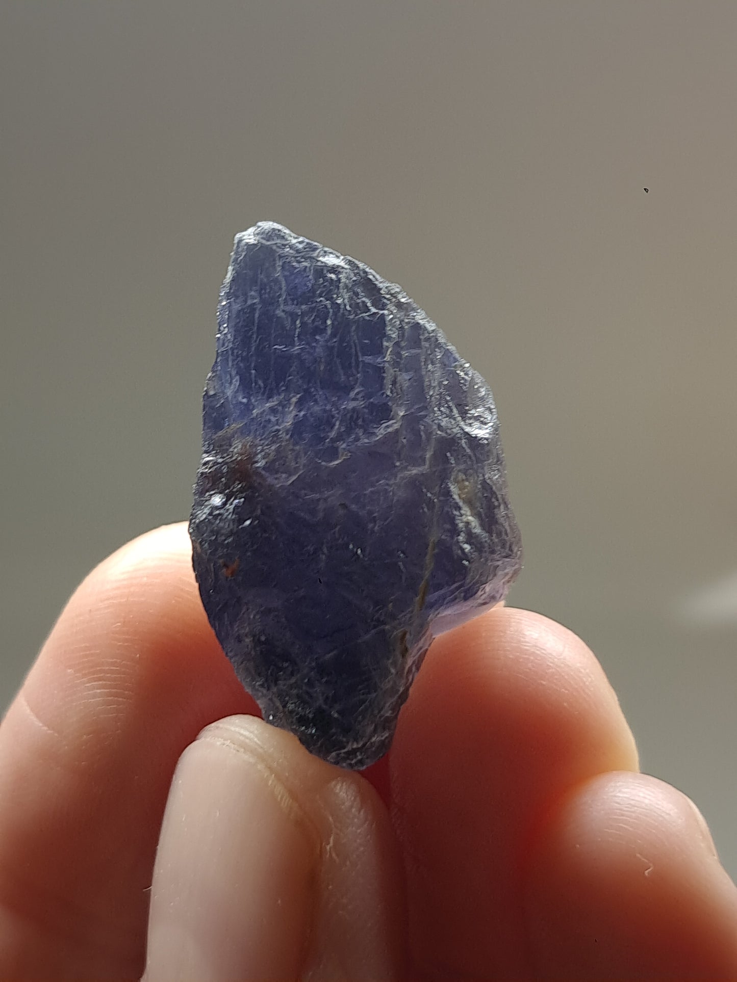 Rough Iolite Crystal (Karur) *Gem Quality* Cordierite | Excelent Pleochroism | Mineral Specimen #IO7