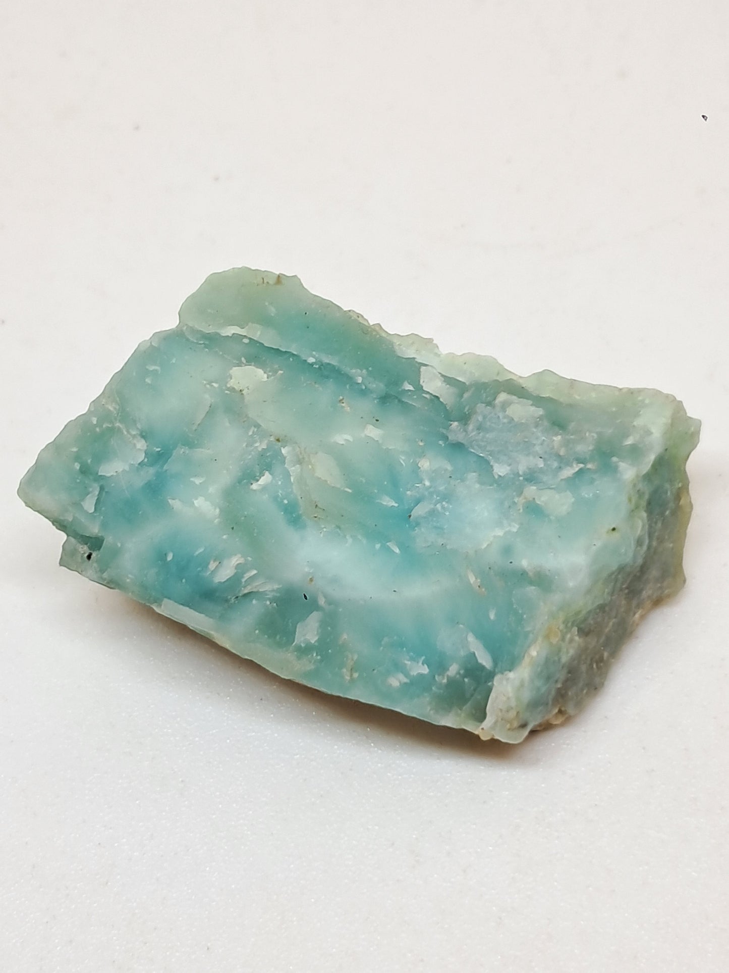 Trozo de Larimar (República Dominicana) Cristal en Bruto | Roca Natural #LM39