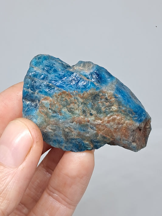 Piedra natural de apatita azul (Madagascar) n.° AP5