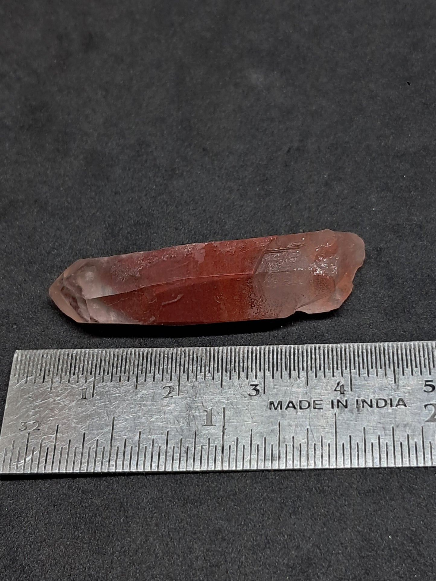 Hematite Phantom Quartz (Telangana) | Natural Crystal | Mineral Specimen #HPQ55