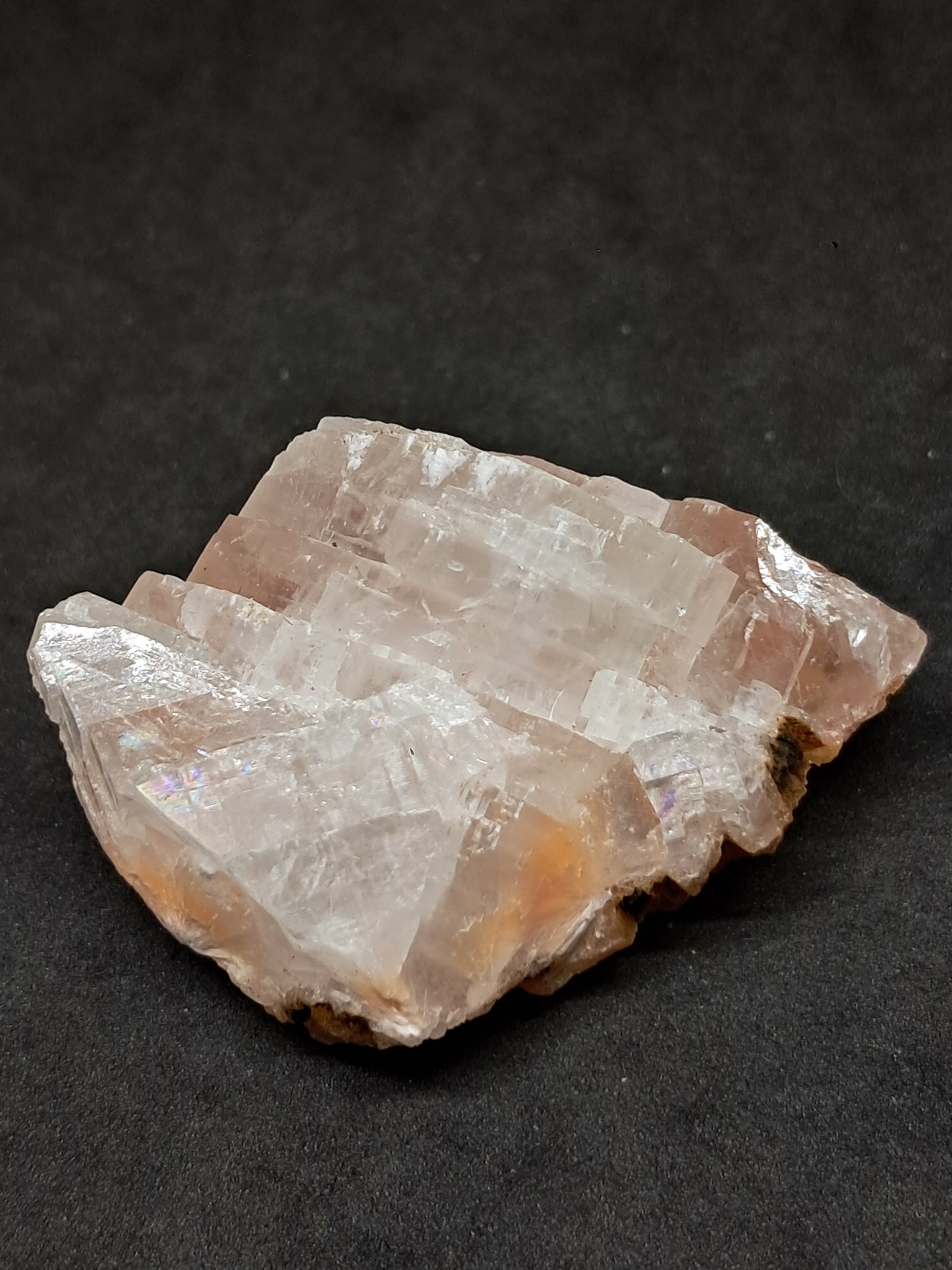 Calcita Rojiza/Rosa con Mesolita *Hallazgo Raro* (Pithampur) Cristal Natural | Piedra Bruta | Muestra Mineral #CA38