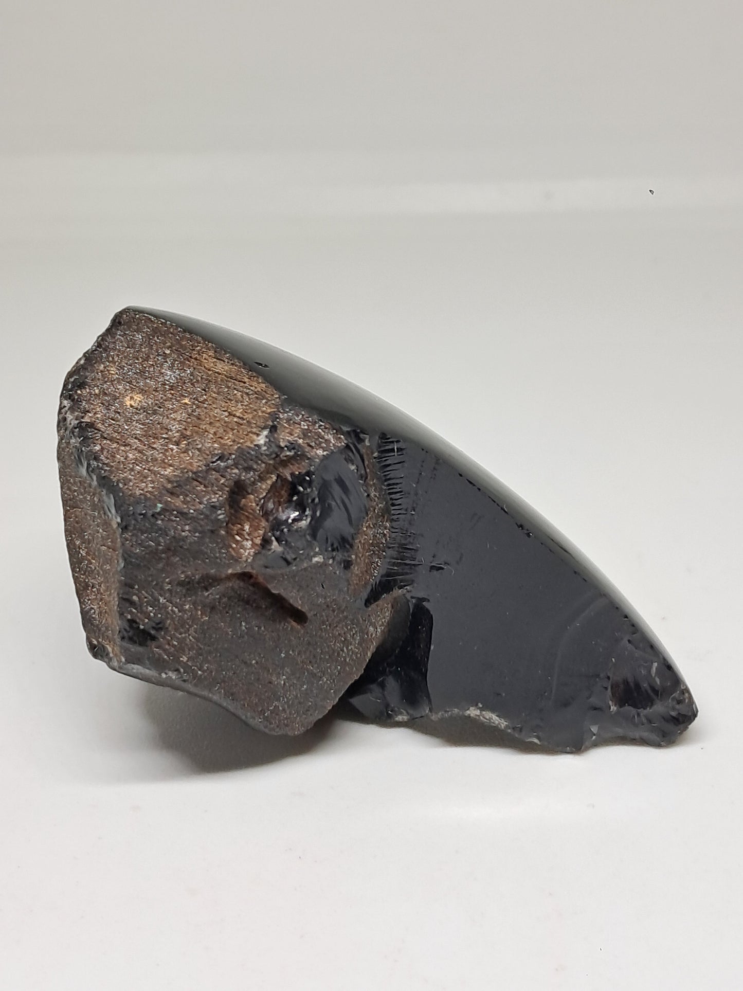 Rainbow Obsidian *Manto Huichol* (Mexico) Natural Stone | Half Polished Half Rough #RO8