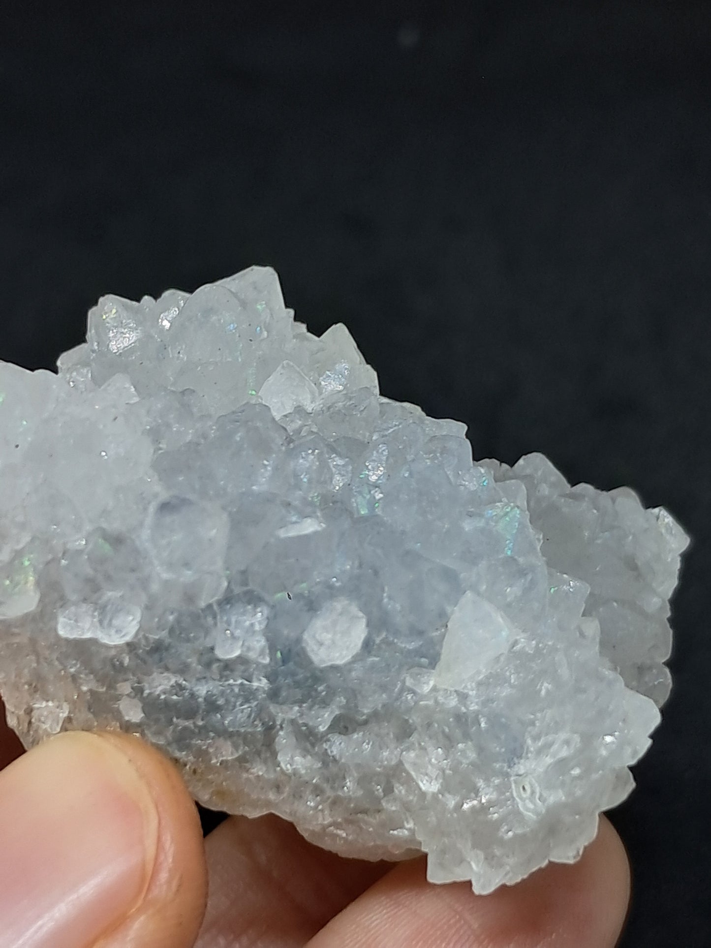 Iris Quartz (Aurangabad)| Anandalite | Stalactite Cluster | Natural Crystal #AQ36