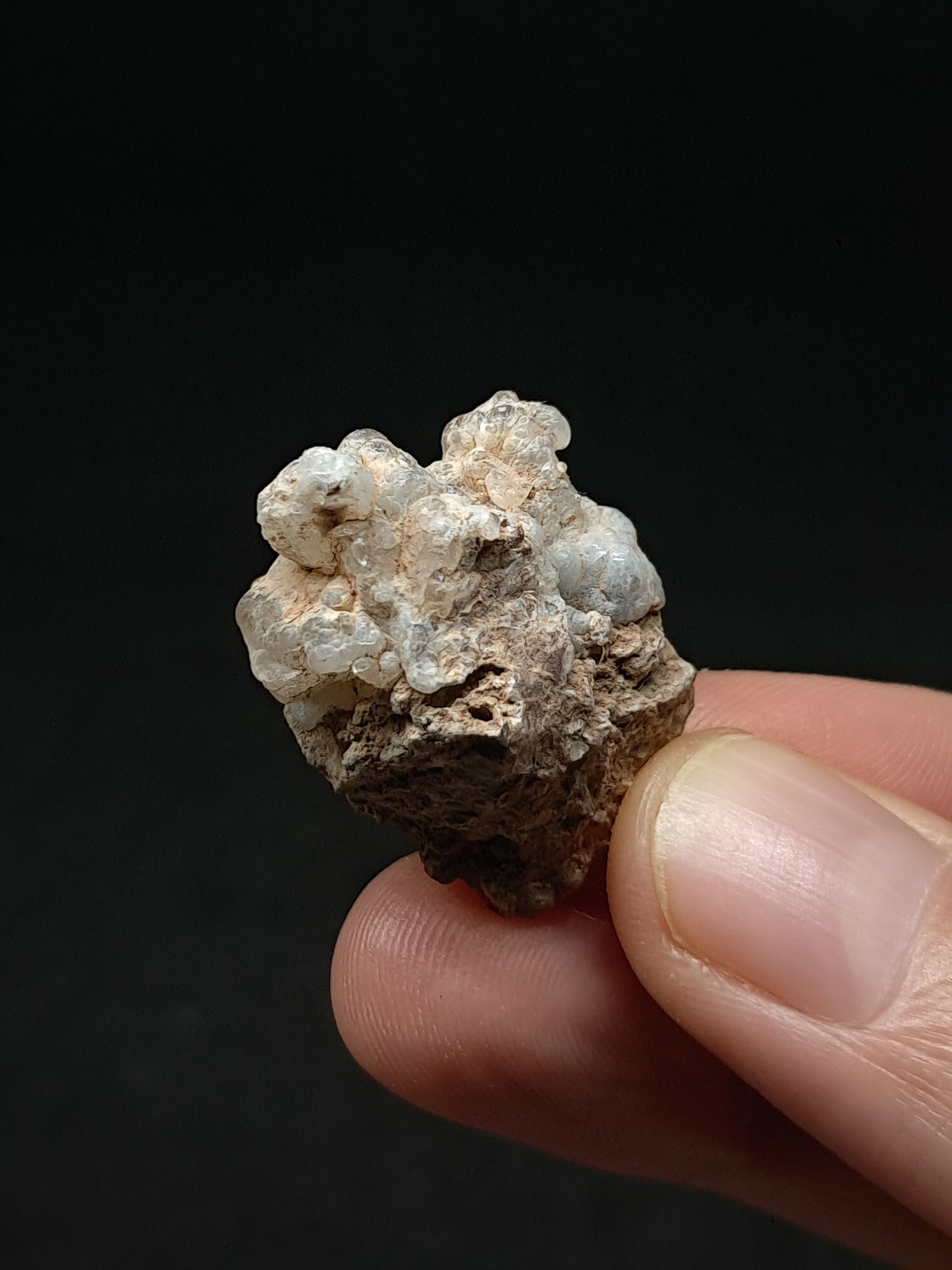 Hyalite Opal on Matrix (Mexico) Rough Crystal Stone | UV-Reactive Mineral Specimen #OH13