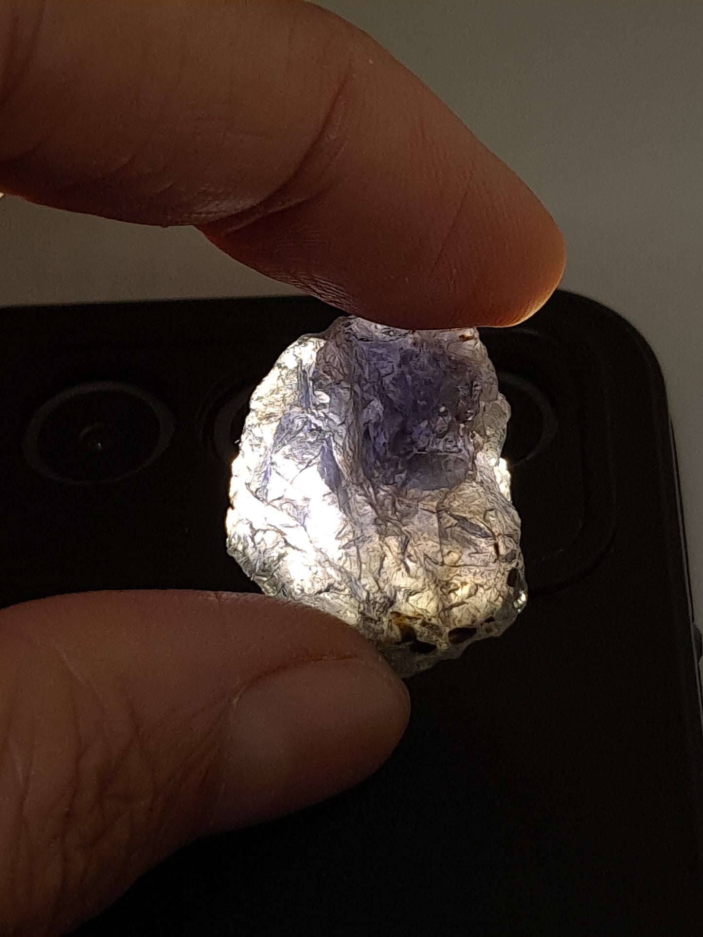 Rough Iolite Crystal (Karur) *Gem Quality* Cordierite | Excelent Pleochroism | Mineral Specimen #IO6
