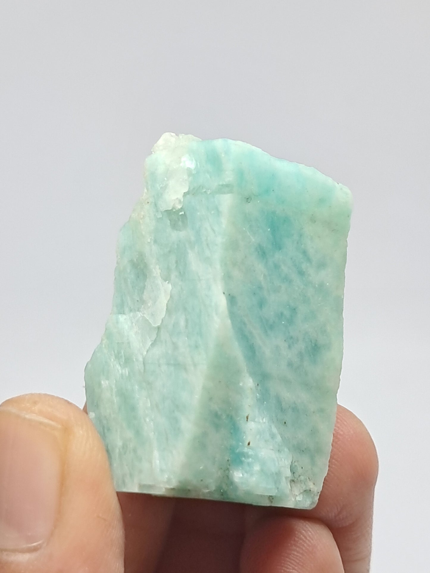 Rough Amazonite Slice | Natural Stone | Mineral Specimen #AZ3