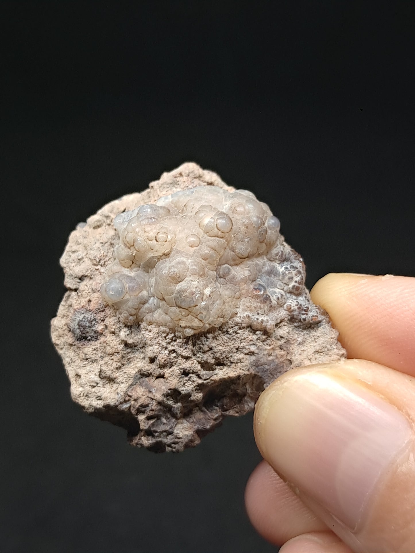 Hyalite Opal on Matrix (Mexico) Rough Crystal Stone | UV-Reactive Mineral Specimen #OH20
