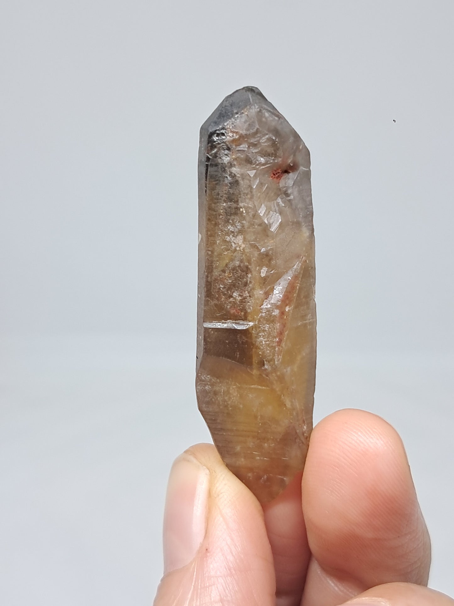 Natural Citrine Crystal Point w/ Self-Healed Termination (Democratic Republic of Congo) #CTN30
