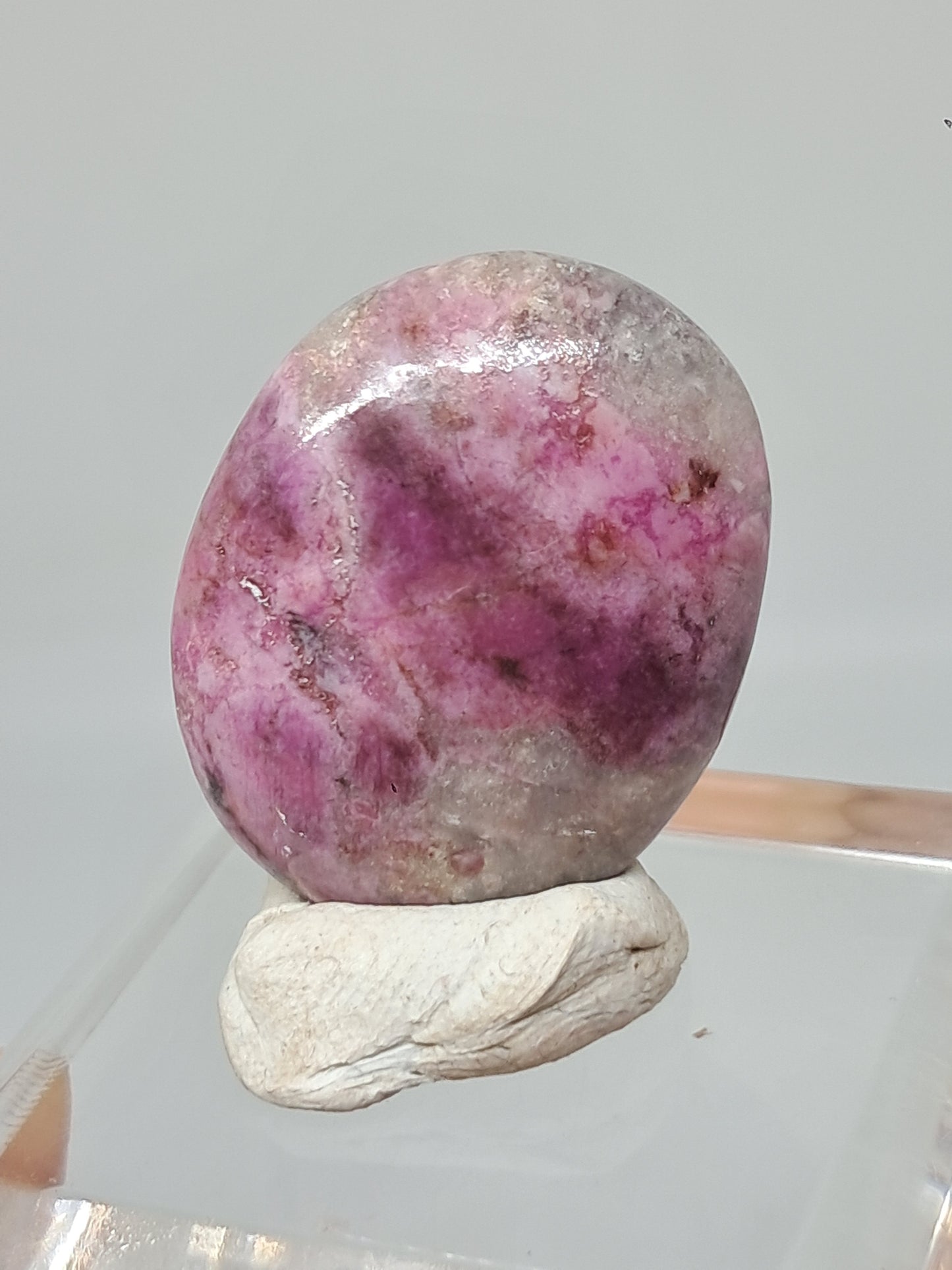 Cobaltoan Calcite Palmstone | Natural Polished Stone | Rare Mineral  #CO2
