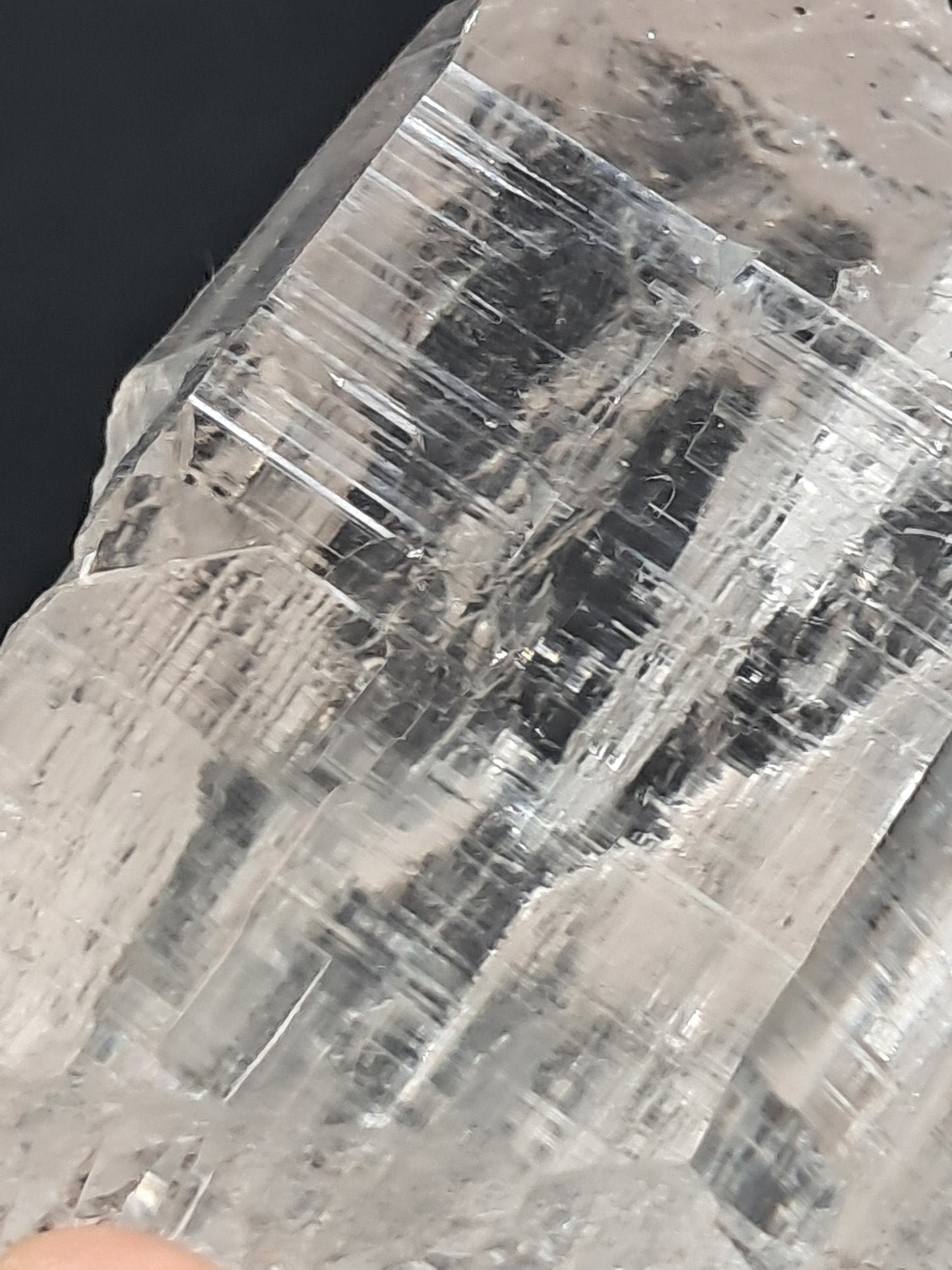 Himalayan Quartz Crystal Point with Magnetite Inclusions | High Grade | Natural Stone | Mineral Specimen #CH53