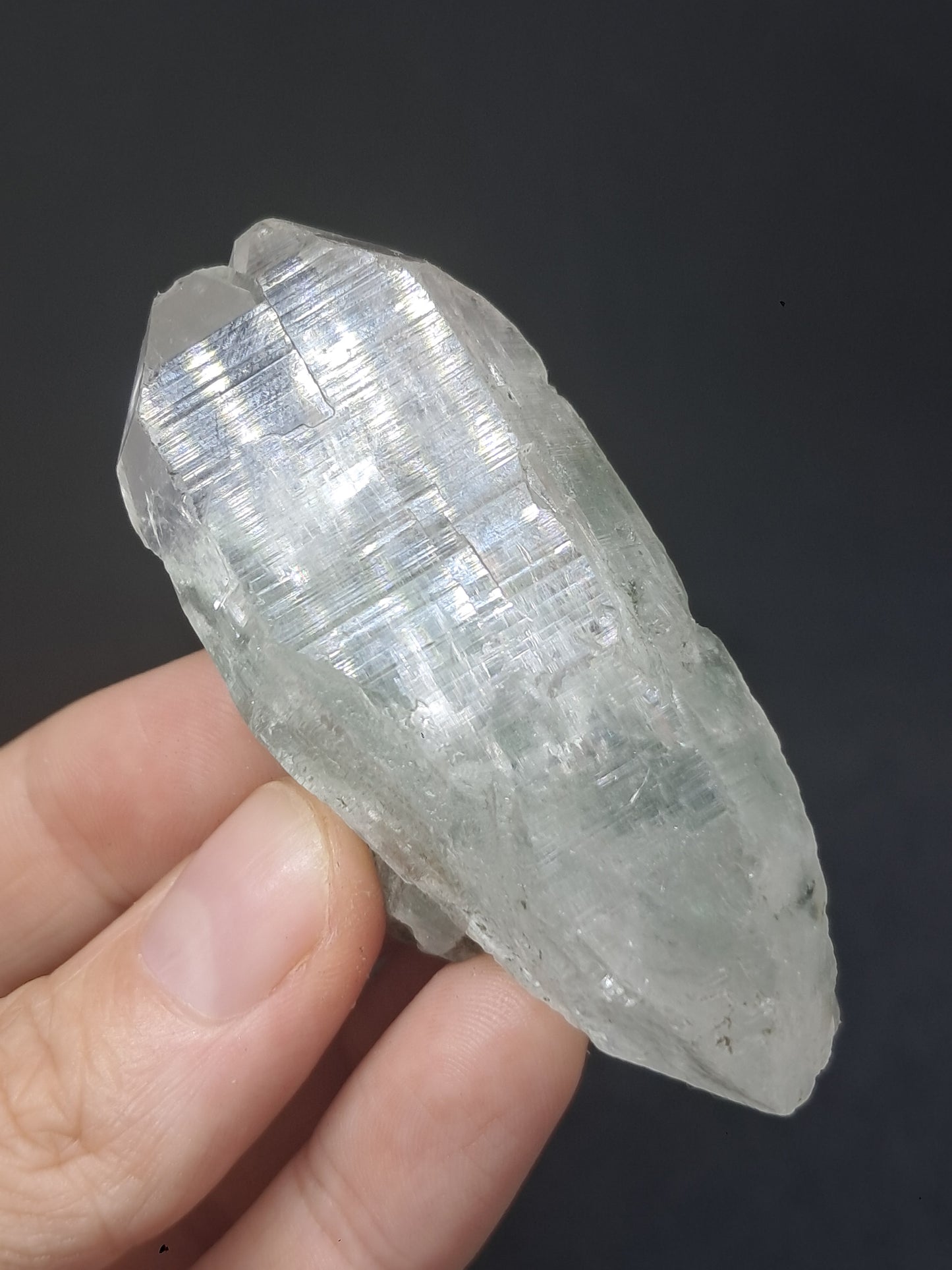 Chlorite Quartz (Kullu) Natural Point | Garden Chamanic Crystal #CQ61