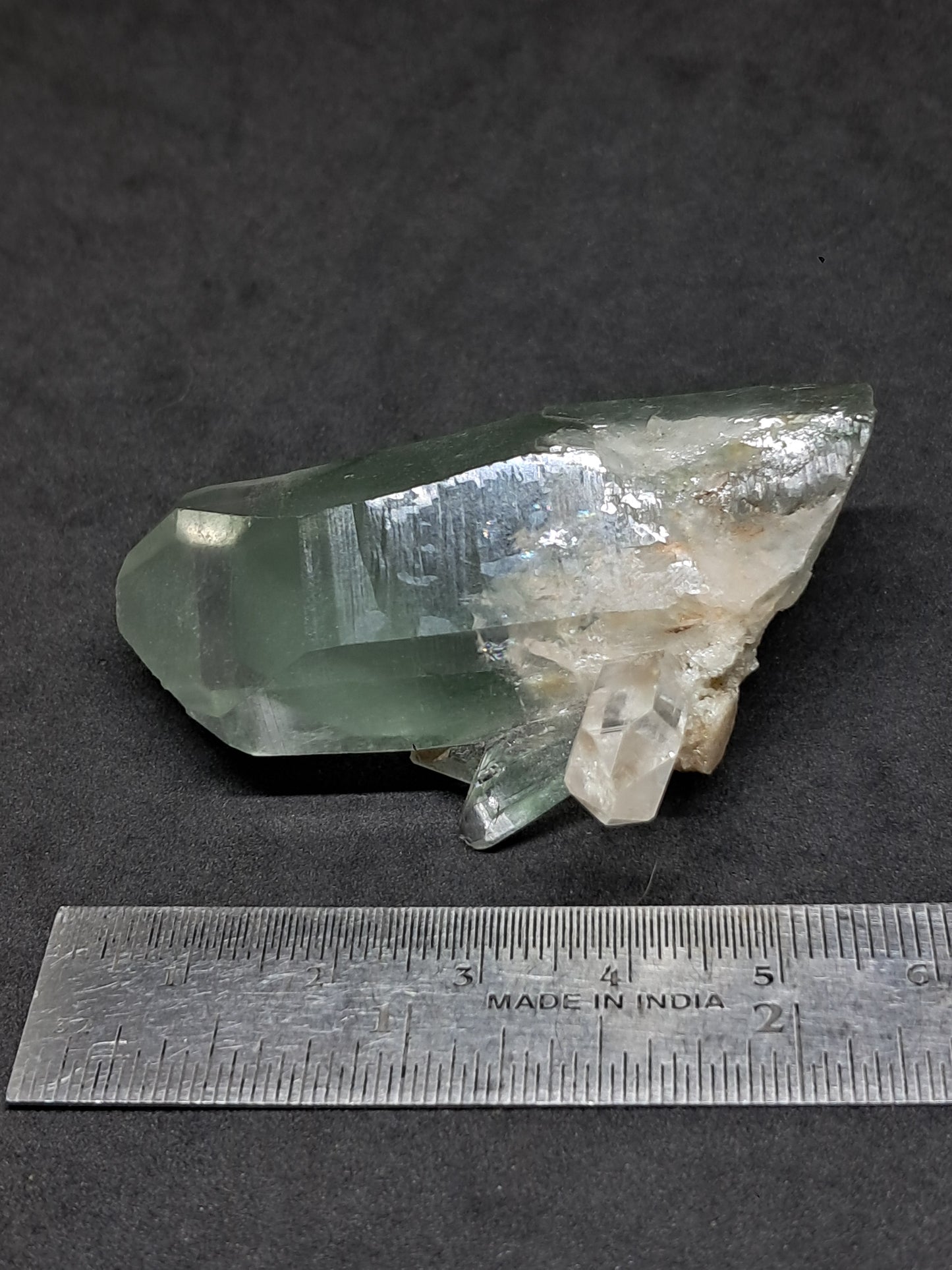 Chlorite Phantom *Bridge* Quartz (Kullu) Natural Crystal | Garden Chamanic #CQ78