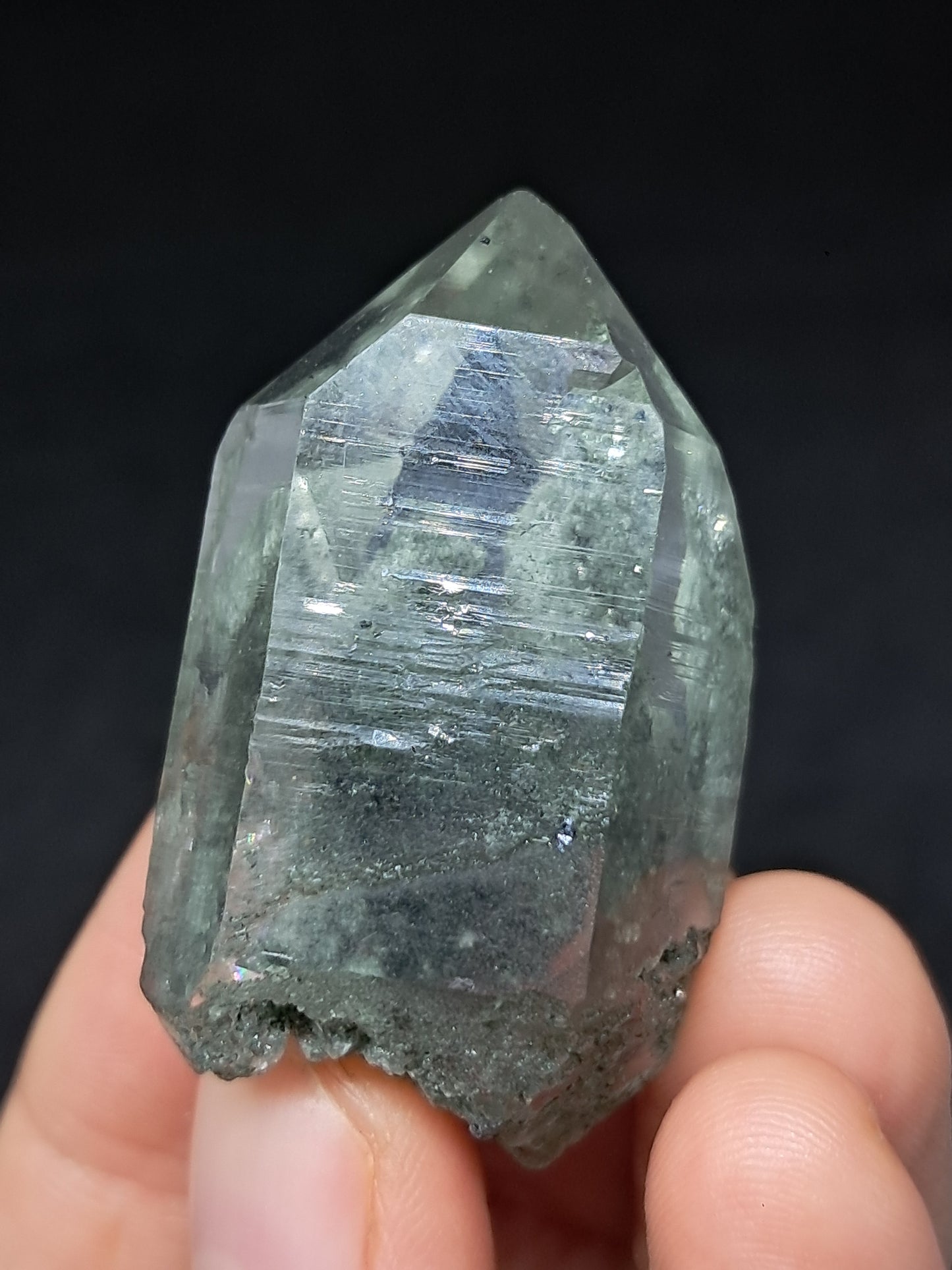 Chlorite Phantom Quartz (Kullu) Natural Crystal | Garden Chamanic #CQ82