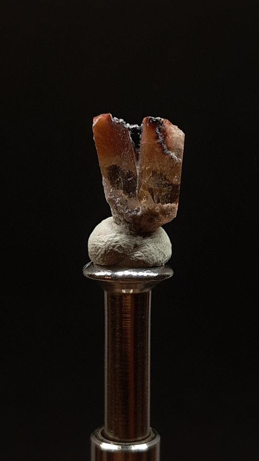Natural Topaz Mini Twin Crystals (Mexico) Champagne Colour | Rare Gemstone | Mineral Specimen #TPZ29